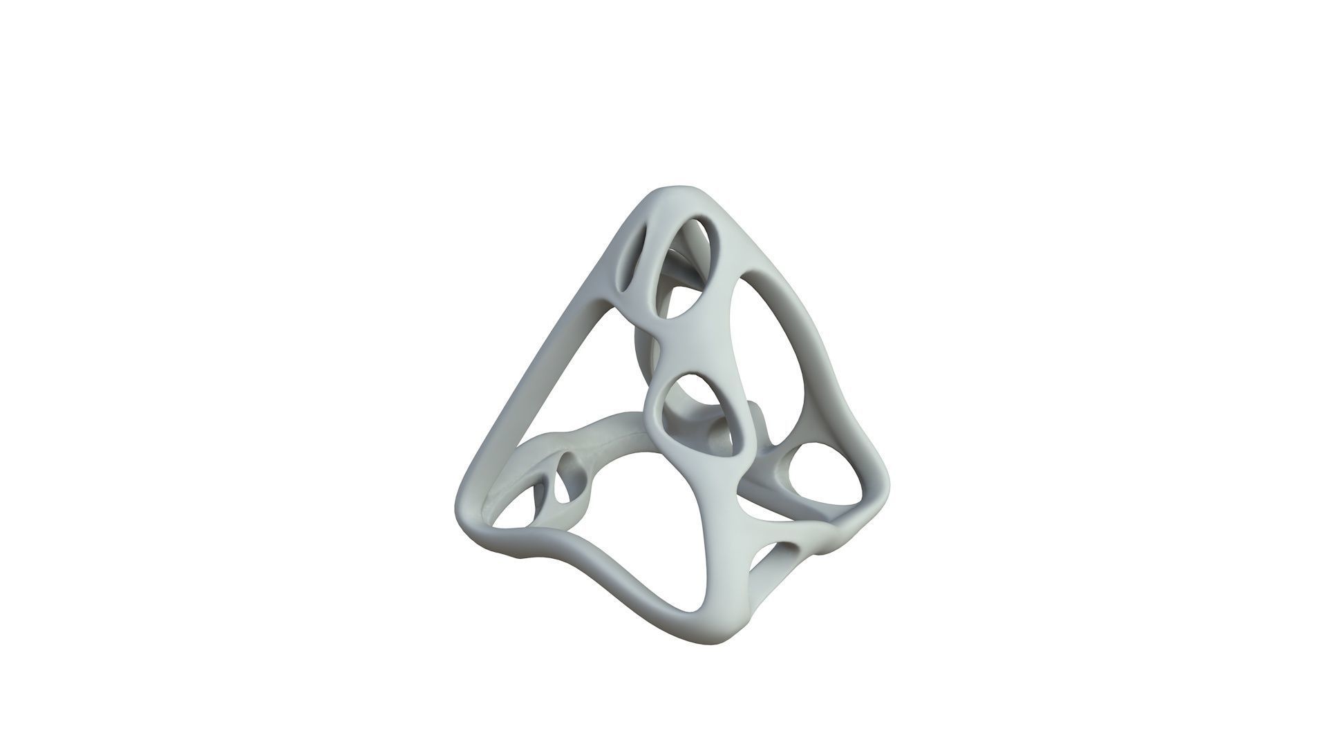 SciFi Cube Object No 61416 Low Poly Shape Low-poly 3D model_4