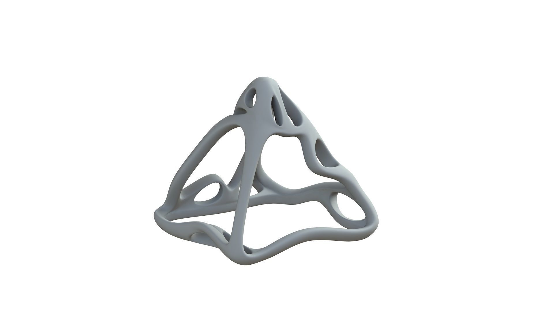 SciFi Cube Object No 61416 Low Poly Shape Low-poly 3D model_8