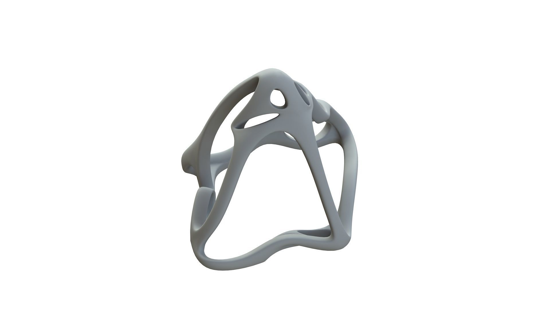 SciFi Cube Object No 61416 Low Poly Shape Low-poly 3D model_14