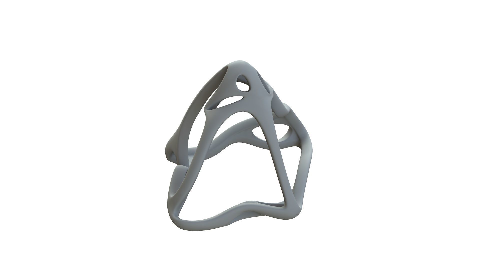 SciFi Cube Object No 61416 Low Poly Shape Low-poly 3D model_13