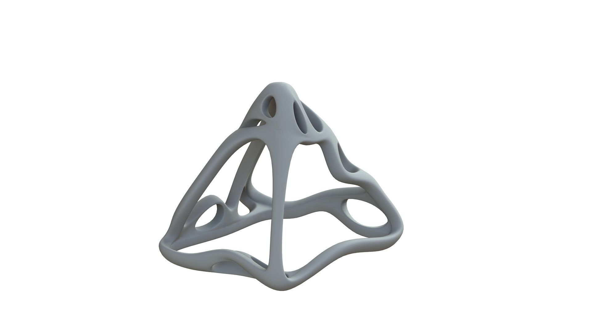 SciFi Cube Object No 61416 Low Poly Shape Low-poly 3D model_9