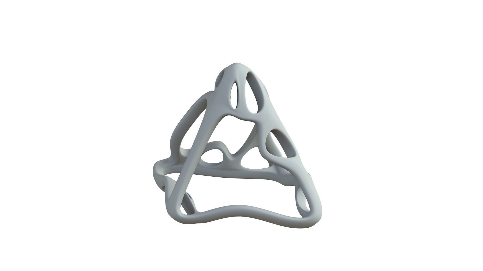 SciFi Cube Object No 61416 Low Poly Shape Low-poly 3D model_6