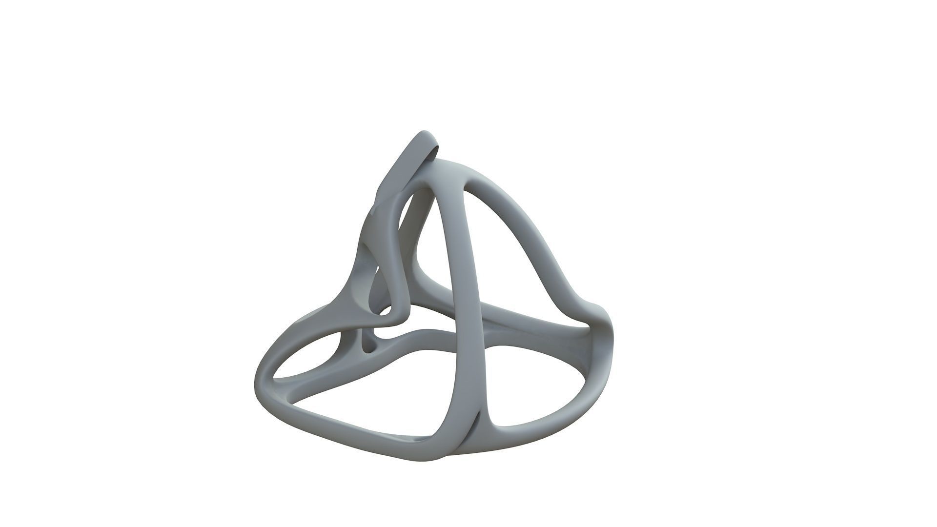 SciFi Cube Object No 59991 Low Poly Shape Low-poly 3D model_9