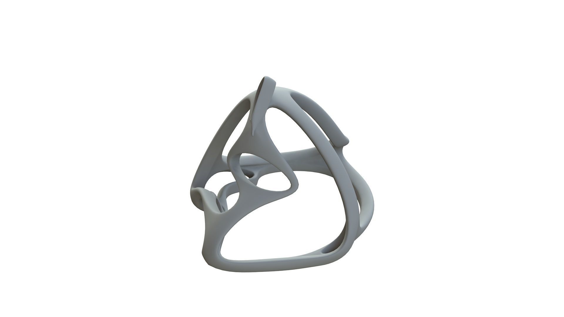 SciFi Cube Object No 59991 Low Poly Shape Low-poly 3D model_13