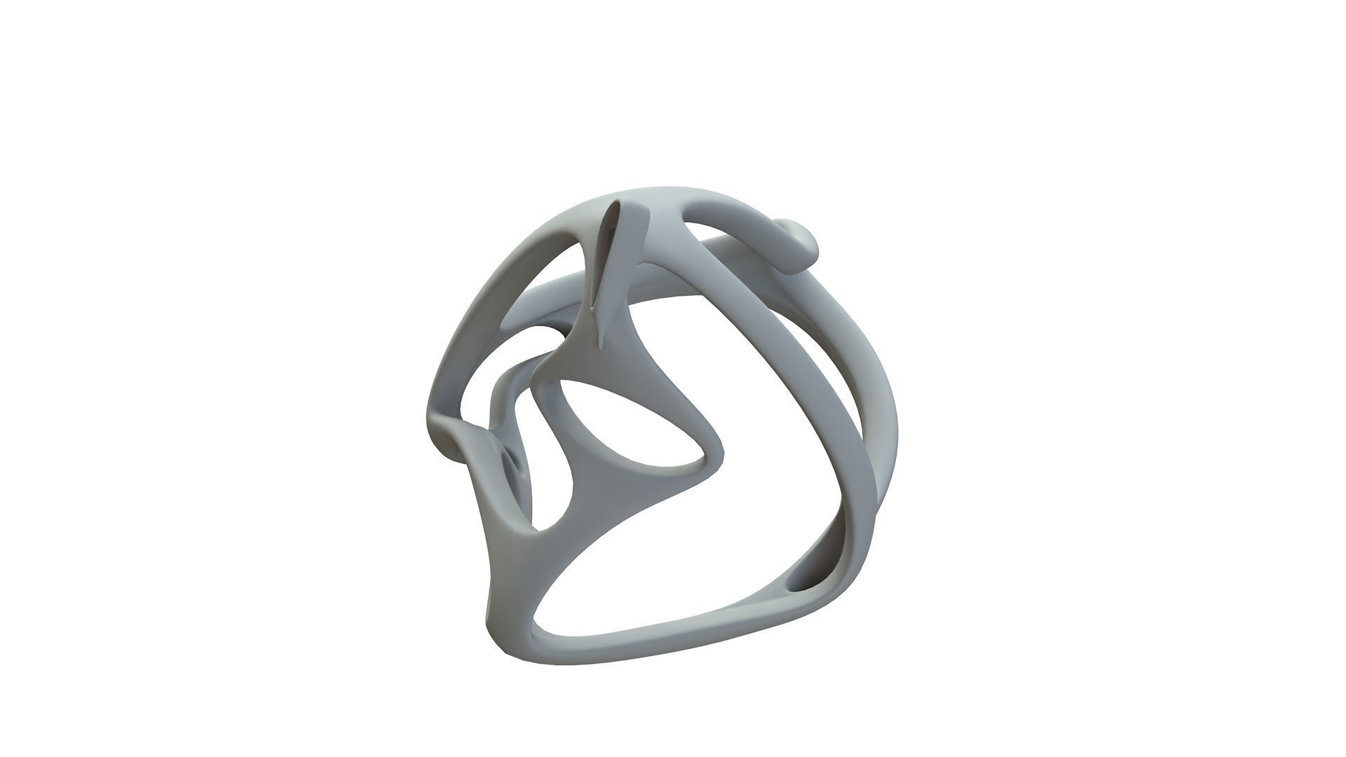 SciFi Cube Object No 59991 Low Poly Shape Low-poly 3D model_15