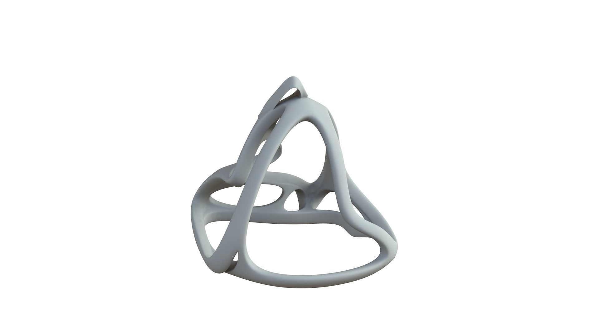 SciFi Cube Object No 59991 Low Poly Shape Low-poly 3D model_6