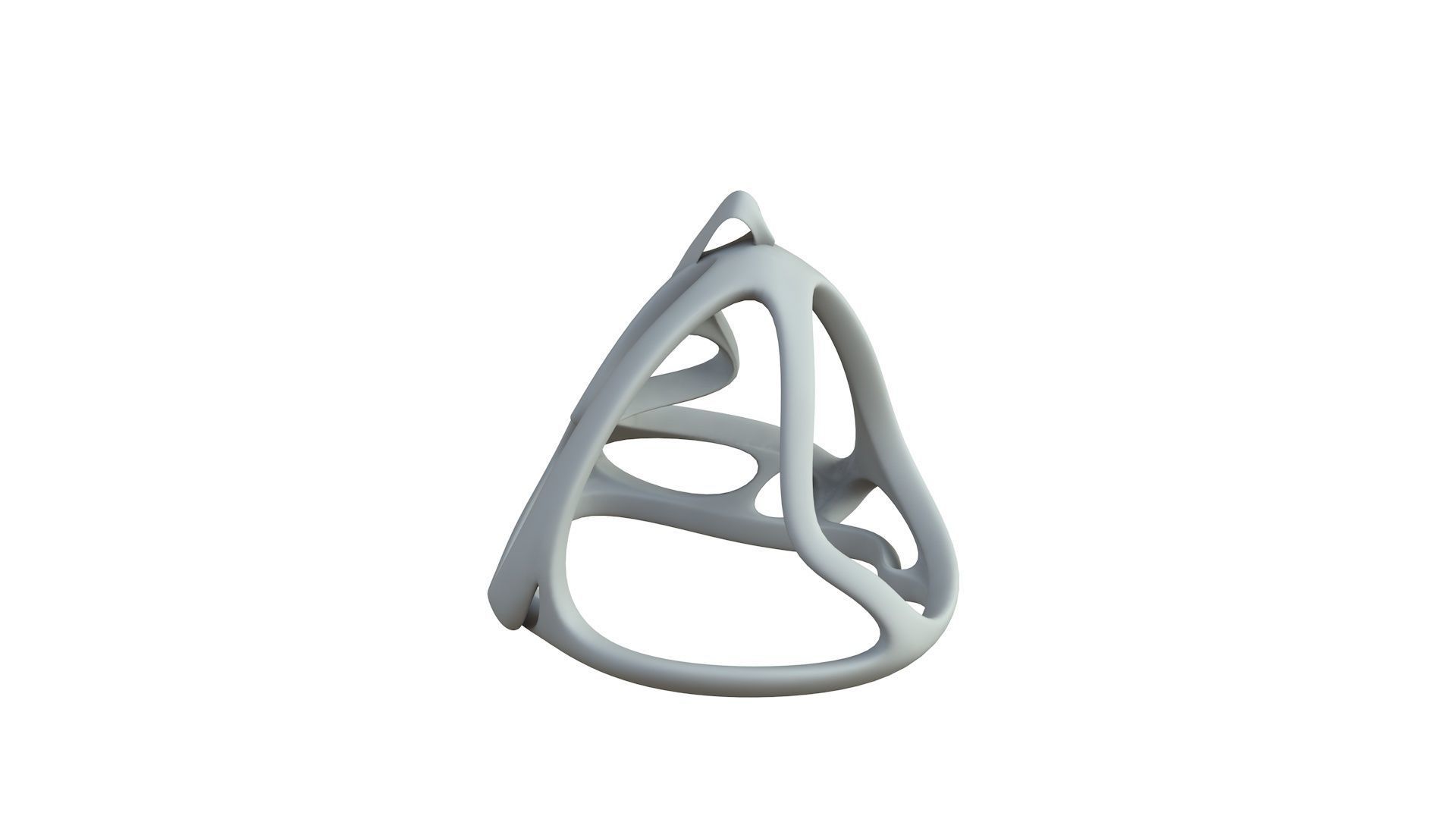 SciFi Cube Object No 59991 Low Poly Shape Low-poly 3D model_5