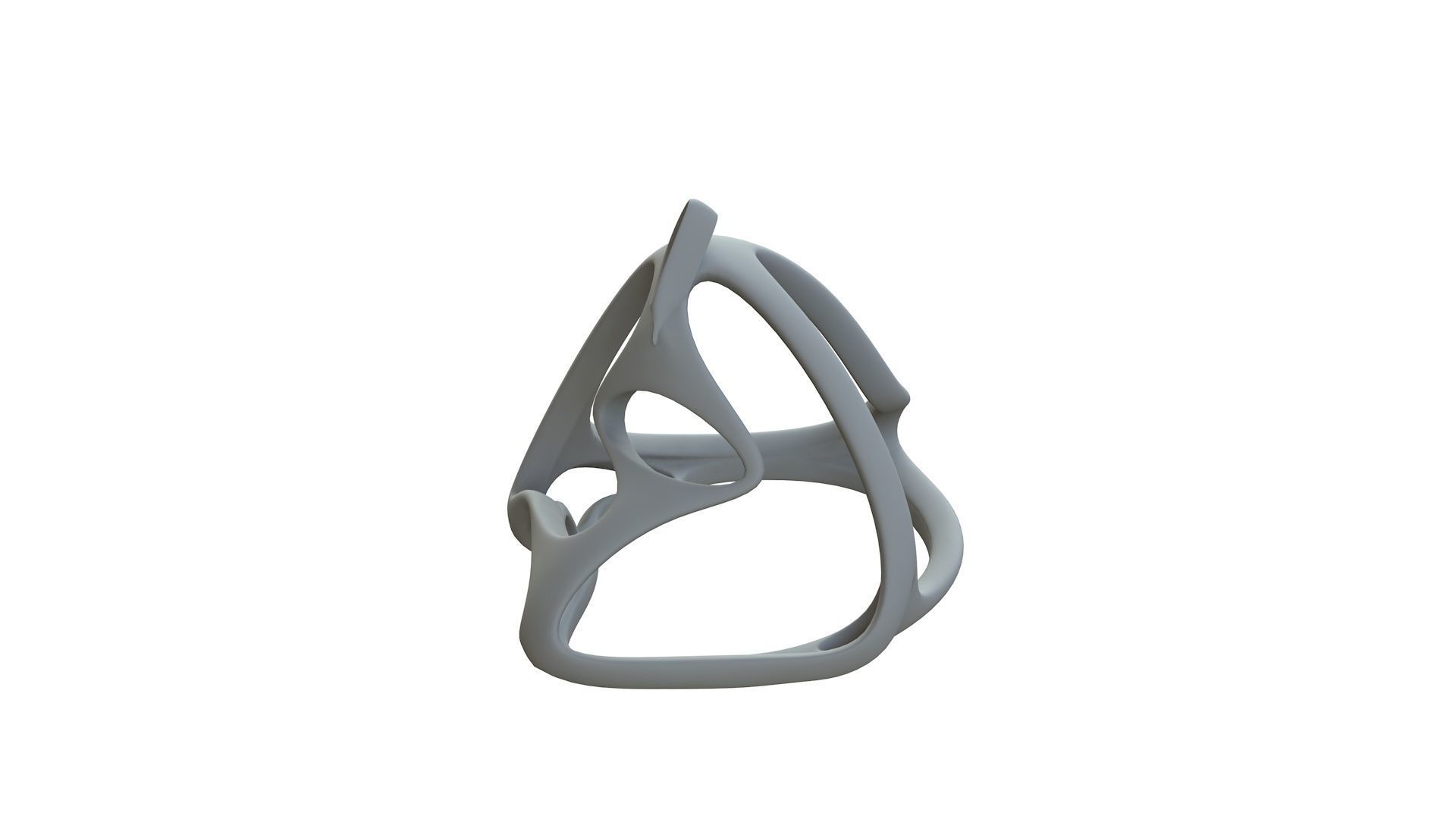 SciFi Cube Object No 59991 Low Poly Shape Low-poly 3D model_12