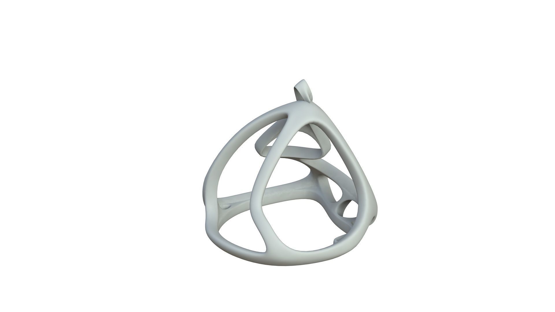 SciFi Cube Object No 59991 Low Poly Shape Low-poly 3D model_3