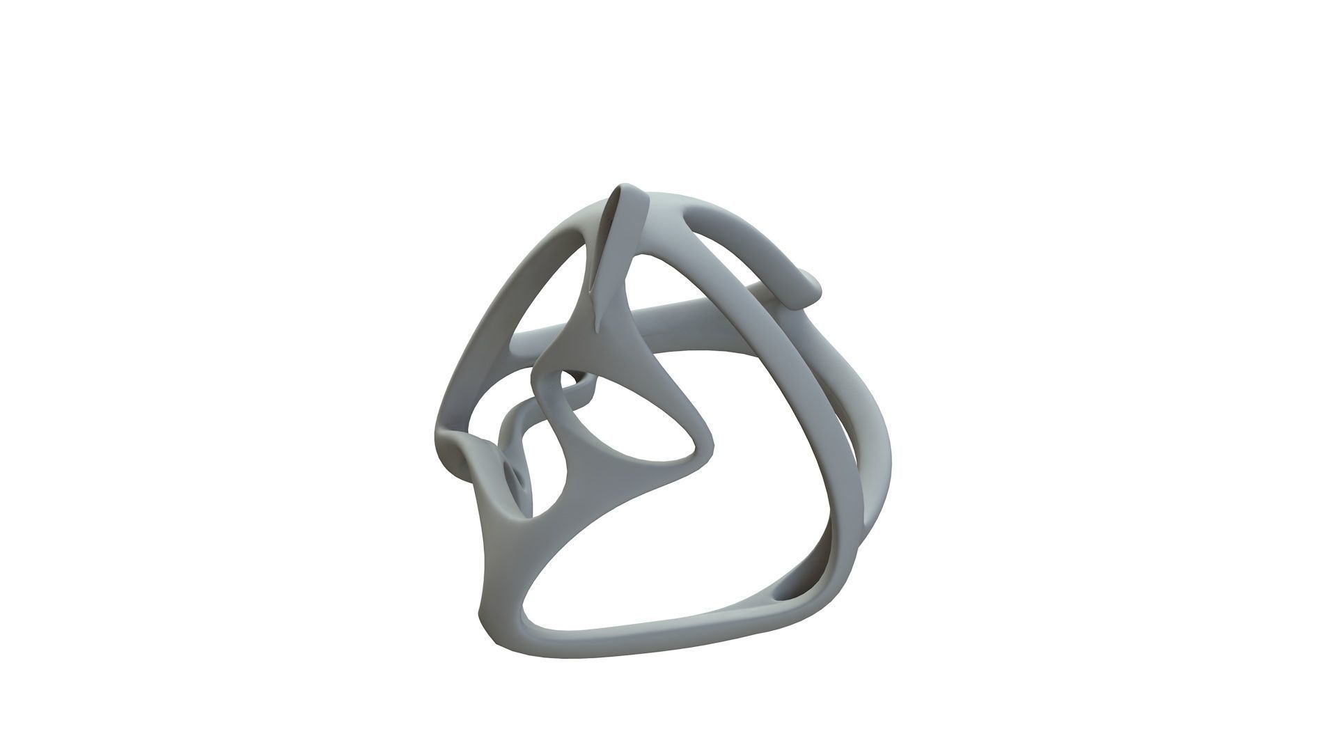 SciFi Cube Object No 59991 Low Poly Shape Low-poly 3D model_14