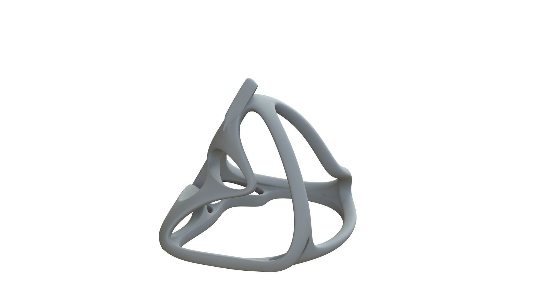 SciFi Cube Object No 59991 Low Poly Shape Low-poly 3D model_10