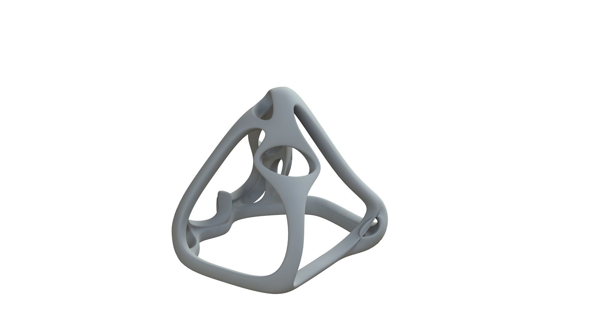 SciFi Cube Object No 59946 Low Poly Shape Low-poly 3D model_9