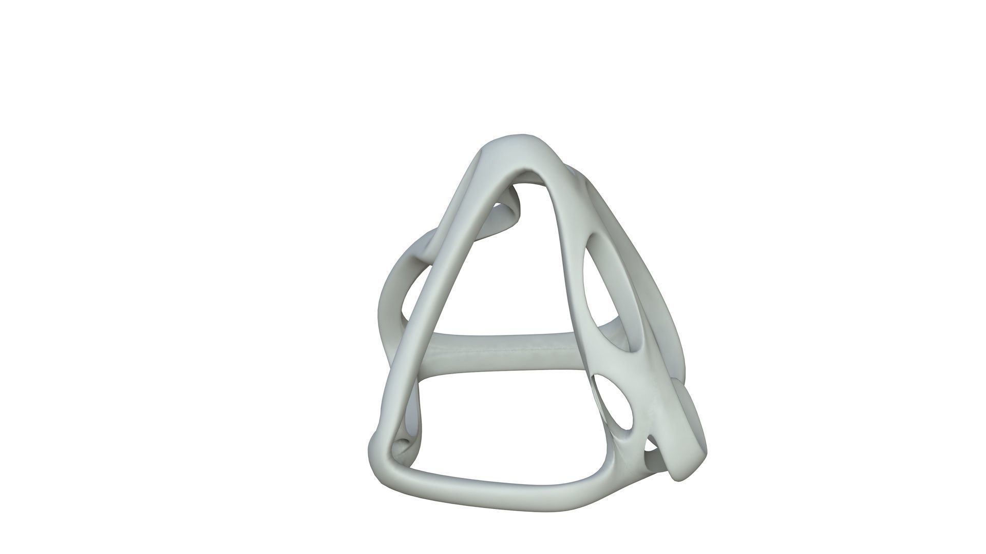 SciFi Cube Object No 59946 Low Poly Shape Low-poly 3D model_2