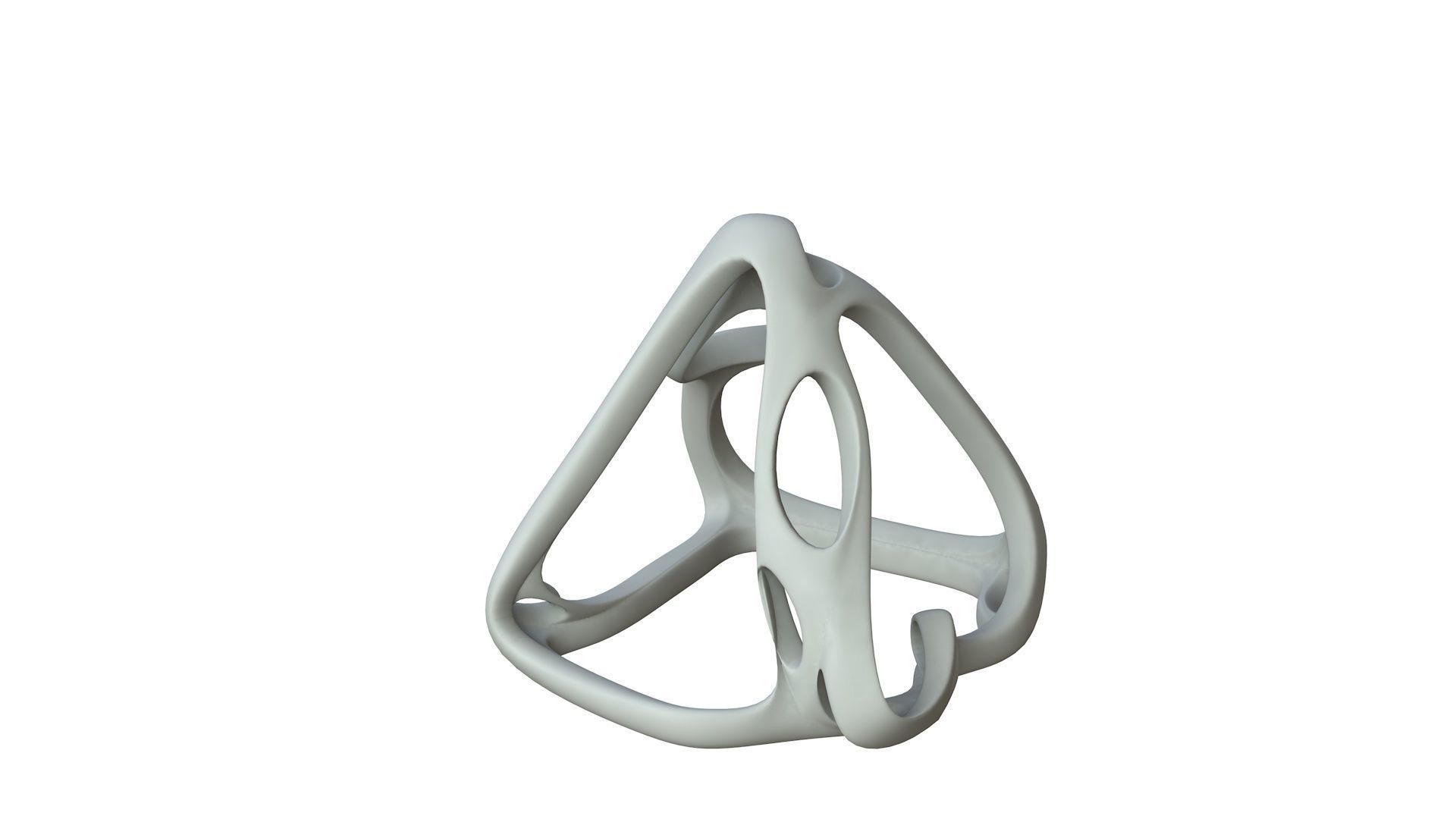 SciFi Cube Object No 59946 Low Poly Shape Low-poly 3D model_1