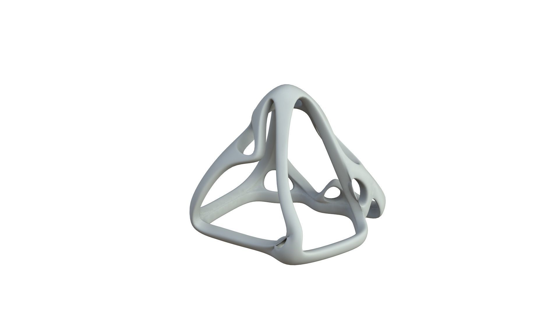 SciFi Cube Object No 59946 Low Poly Shape Low-poly 3D model_4