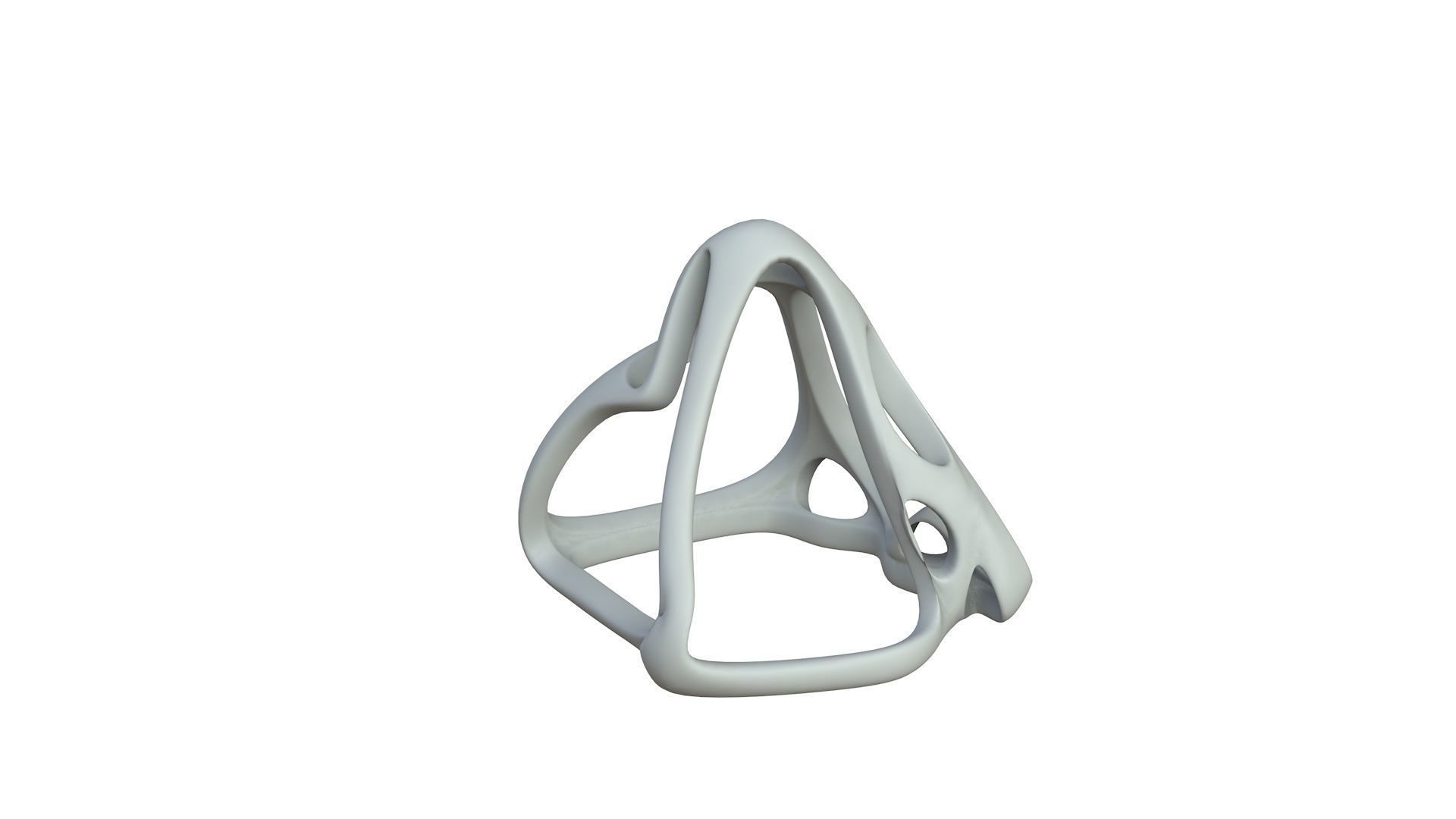 SciFi Cube Object No 59946 Low Poly Shape Low-poly 3D model_3