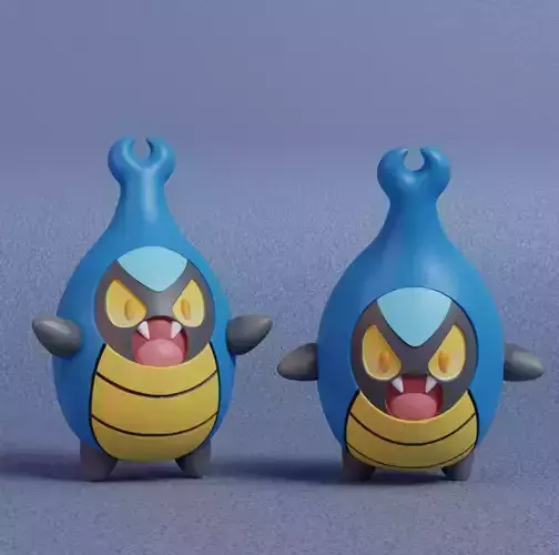 Pokemon - Karrablast with 2 poses