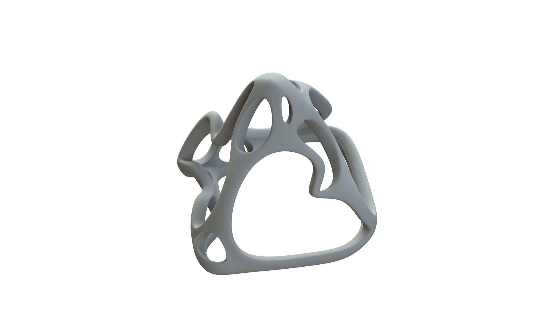 SciFi Cube Object No 59925 Low Poly Shape Low-poly 3D model_14