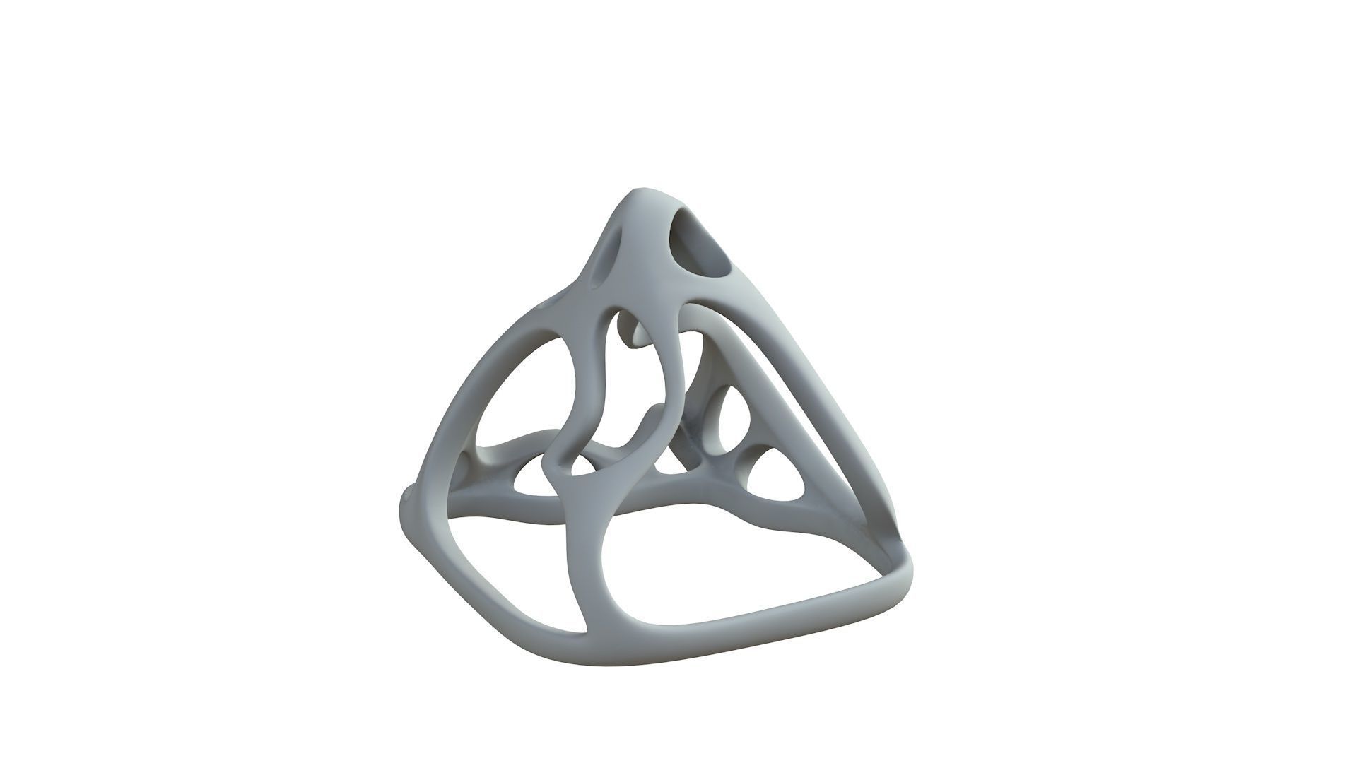 SciFi Cube Object No 59925 Low Poly Shape Low-poly 3D model_7