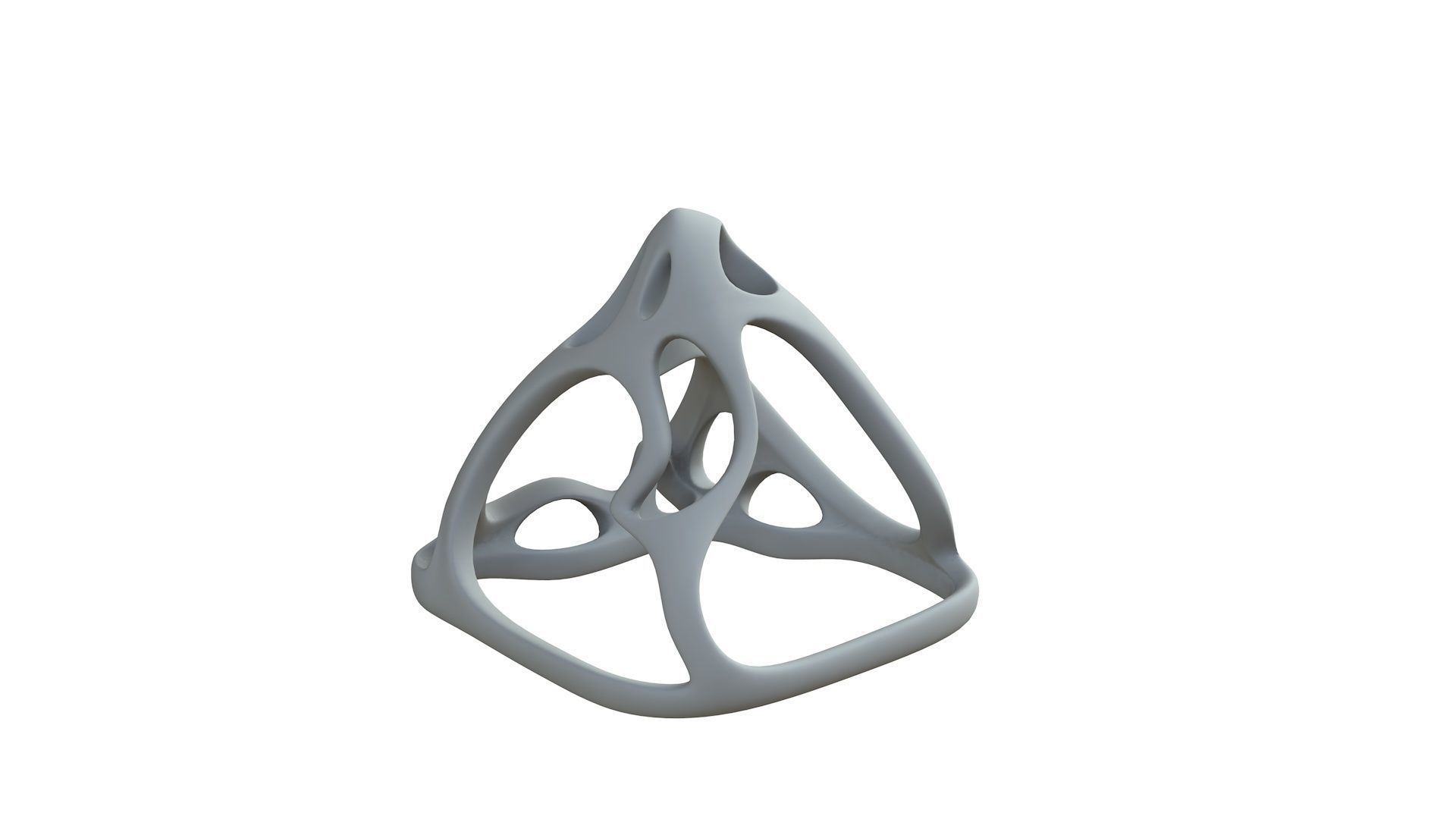 SciFi Cube Object No 59925 Low Poly Shape Low-poly 3D model_8