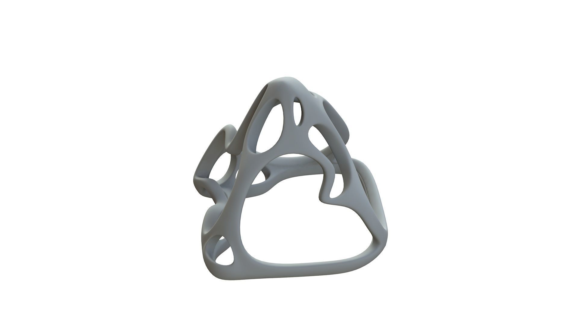 SciFi Cube Object No 59925 Low Poly Shape Low-poly 3D model_13