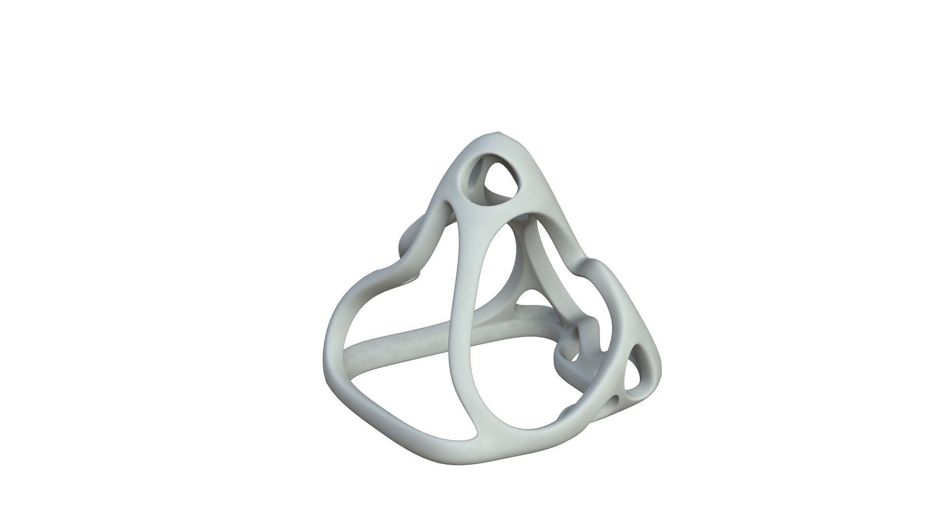 SciFi Cube Object No 59925 Low Poly Shape Low-poly 3D model_3