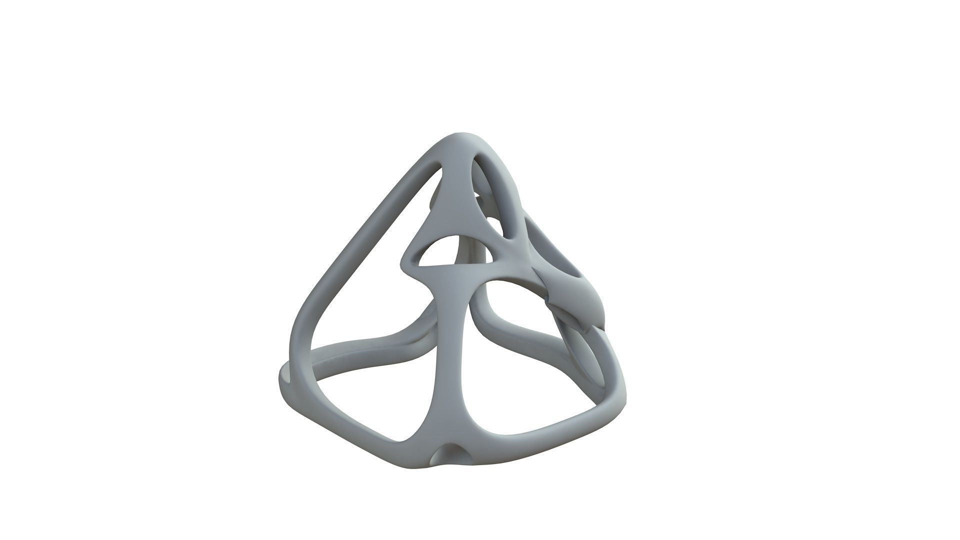 SciFi Cube Object No 59848 Low Poly Shape Low-poly 3D model_8