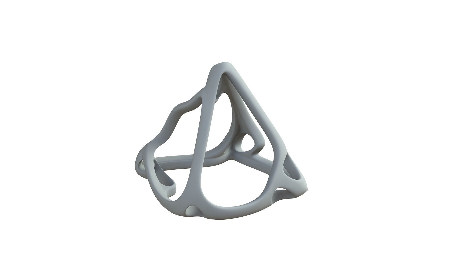 SciFi Cube Object No 59783 Low Poly Shape Low-poly 3D model_7