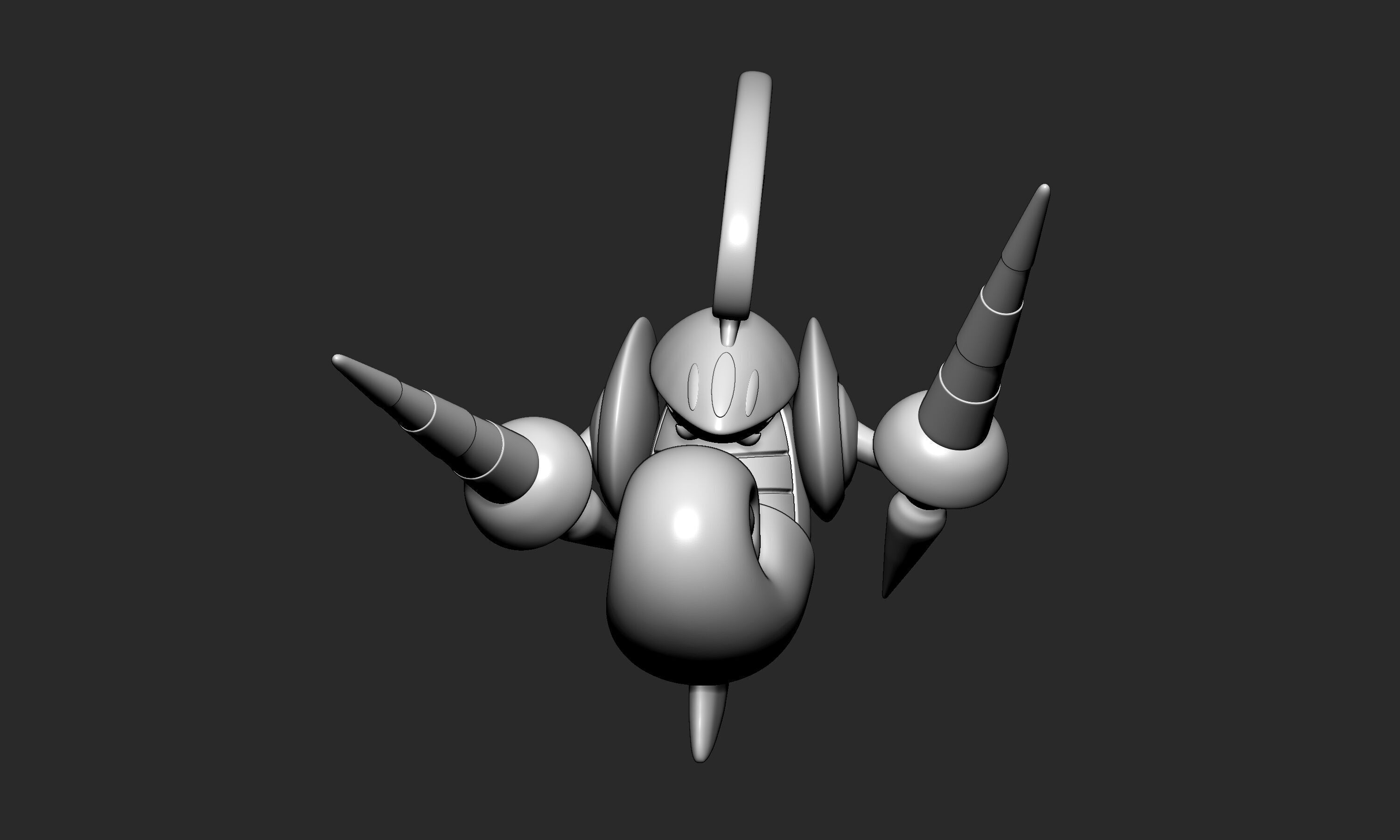 Pokemon - Escavalier with 2 poses 3D print model_2