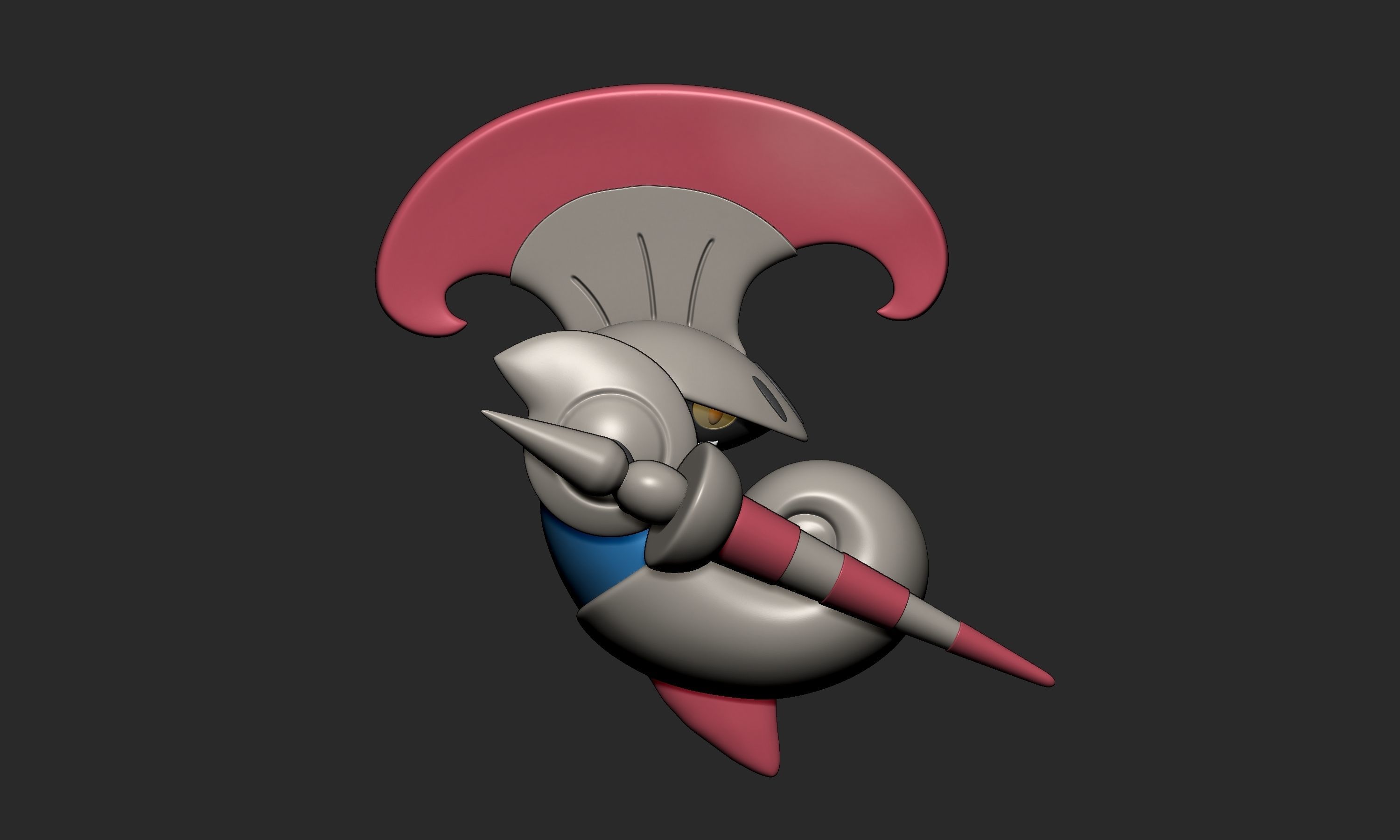 Pokemon - Escavalier with 2 poses 3D print model_11