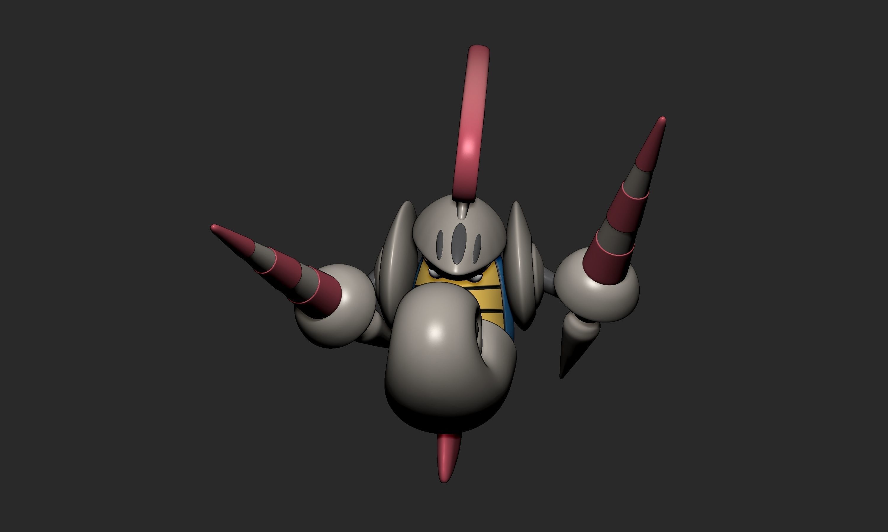 Pokemon - Escavalier with 2 poses 3D print model_16