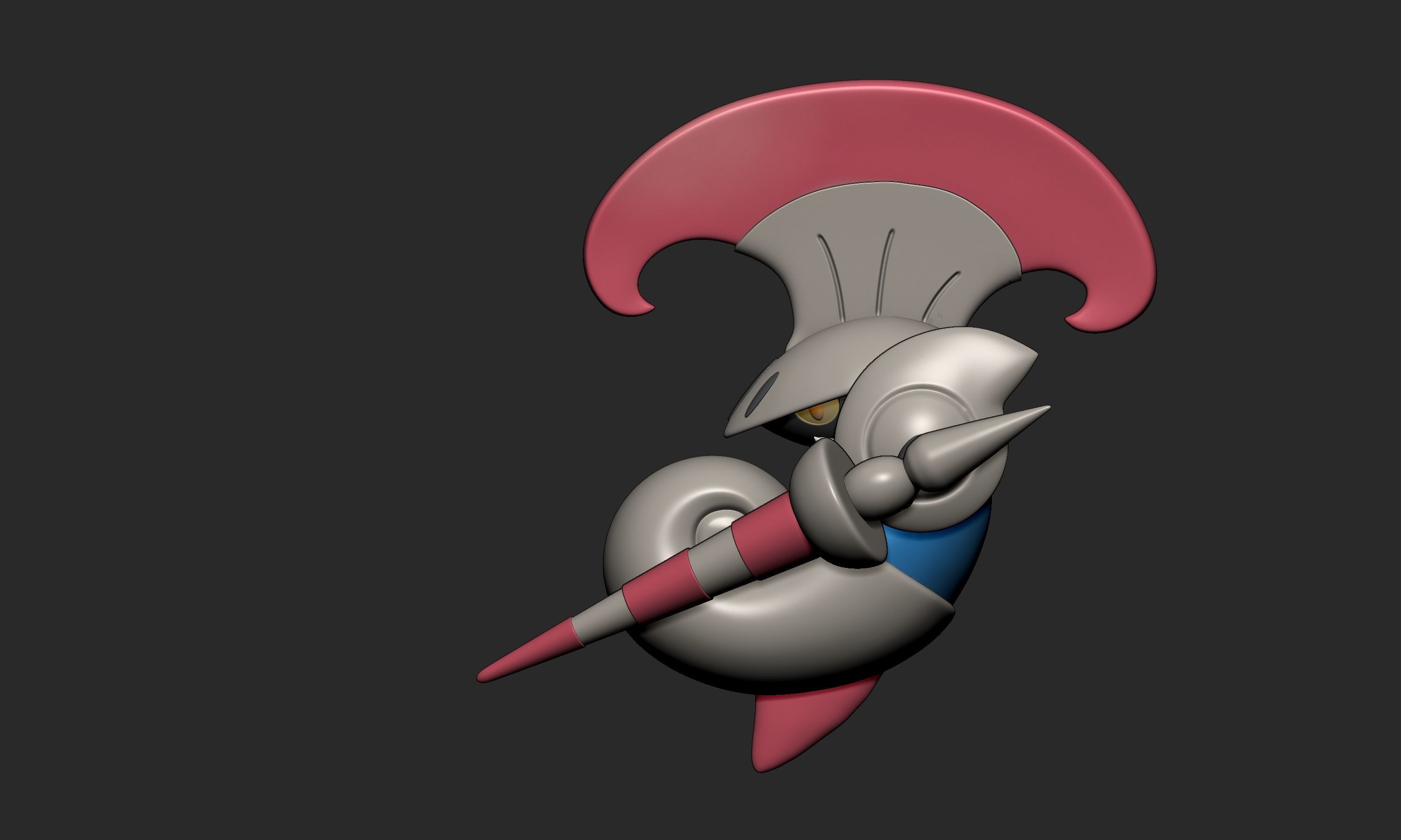 Pokemon - Escavalier with 2 poses 3D print model_13