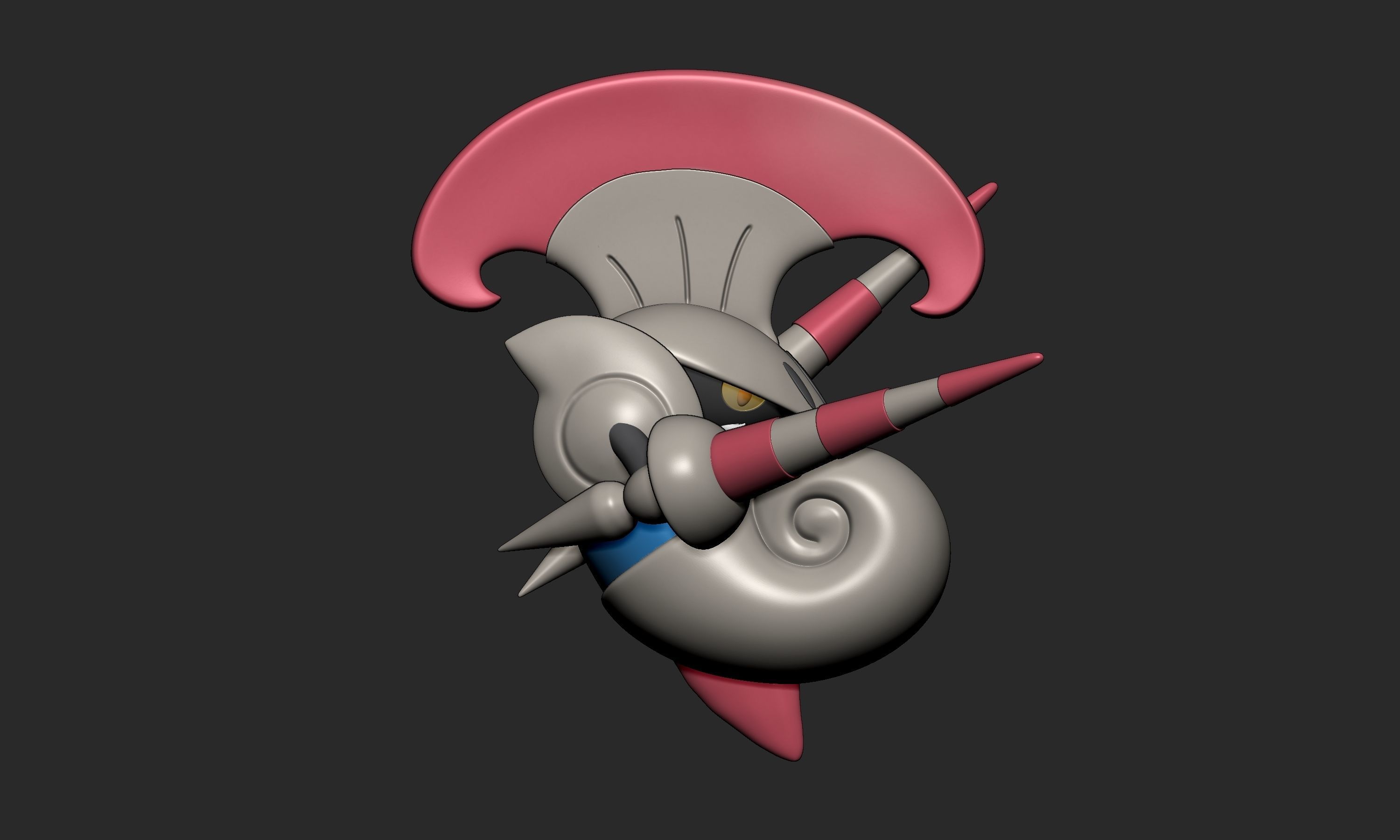 Pokemon - Escavalier with 2 poses 3D print model_4