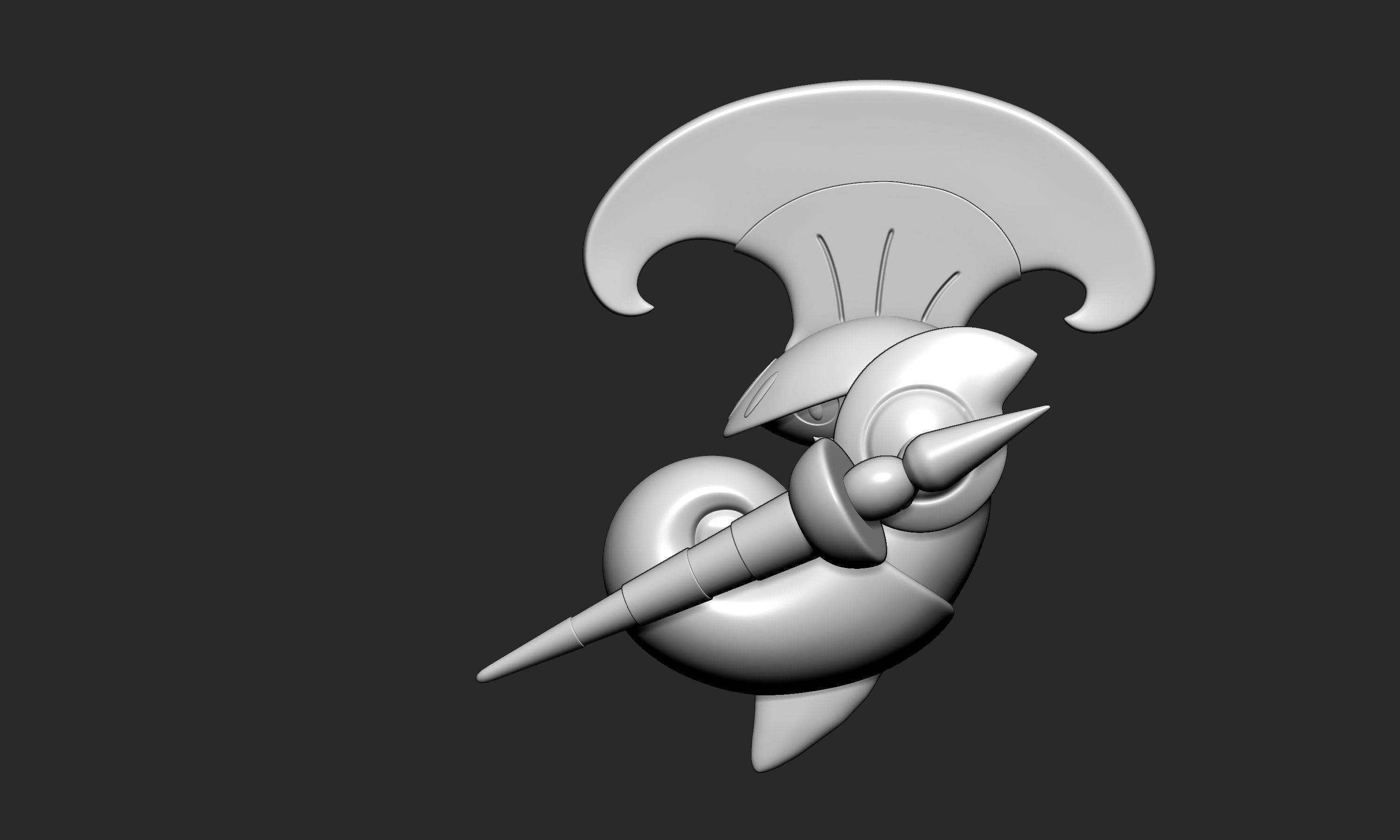 Pokemon - Escavalier with 2 poses 3D print model_15