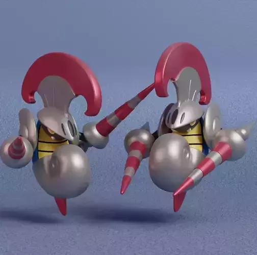 Pokemon - Escavalier with 2 poses