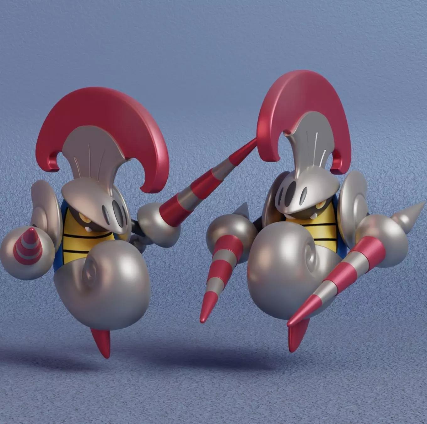 Pokemon - Escavalier with 2 poses 3D print model_0