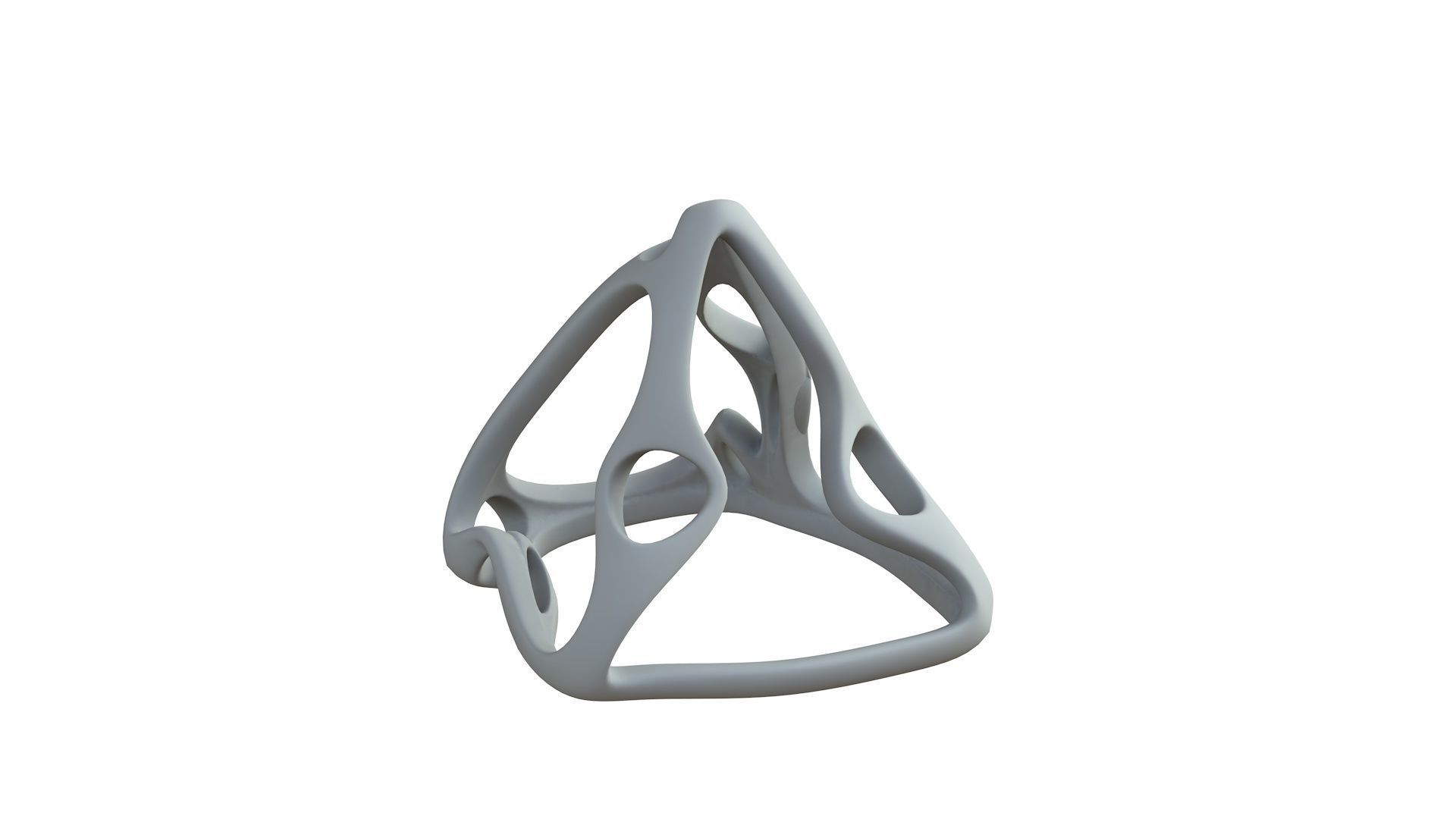 SciFi Cube Object No 59692 Low Poly Shape Low-poly 3D model_7