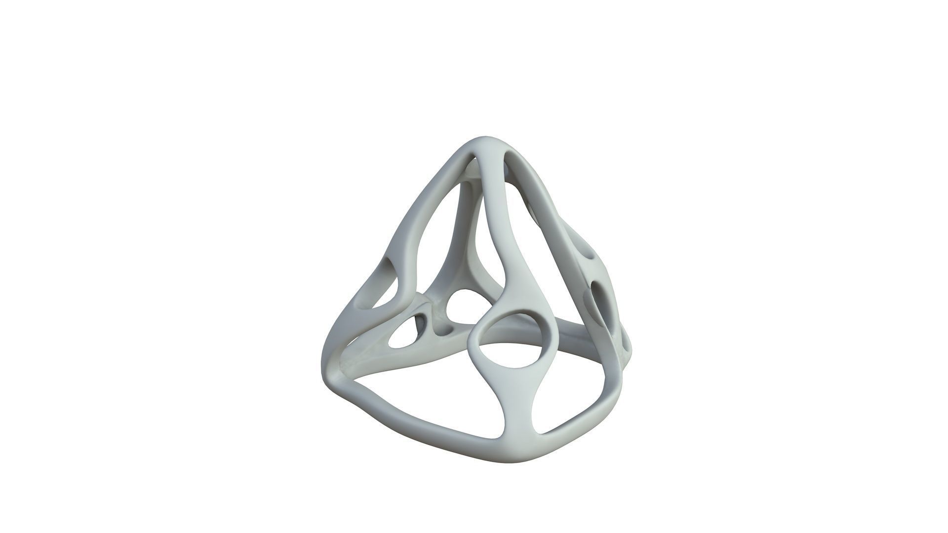 SciFi Cube Object No 59692 Low Poly Shape Low-poly 3D model_4