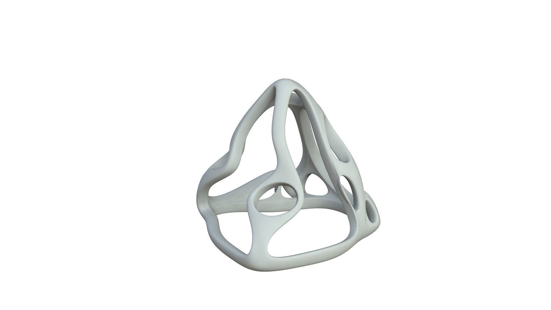 SciFi Cube Object No 59692 Low Poly Shape Low-poly 3D model_3