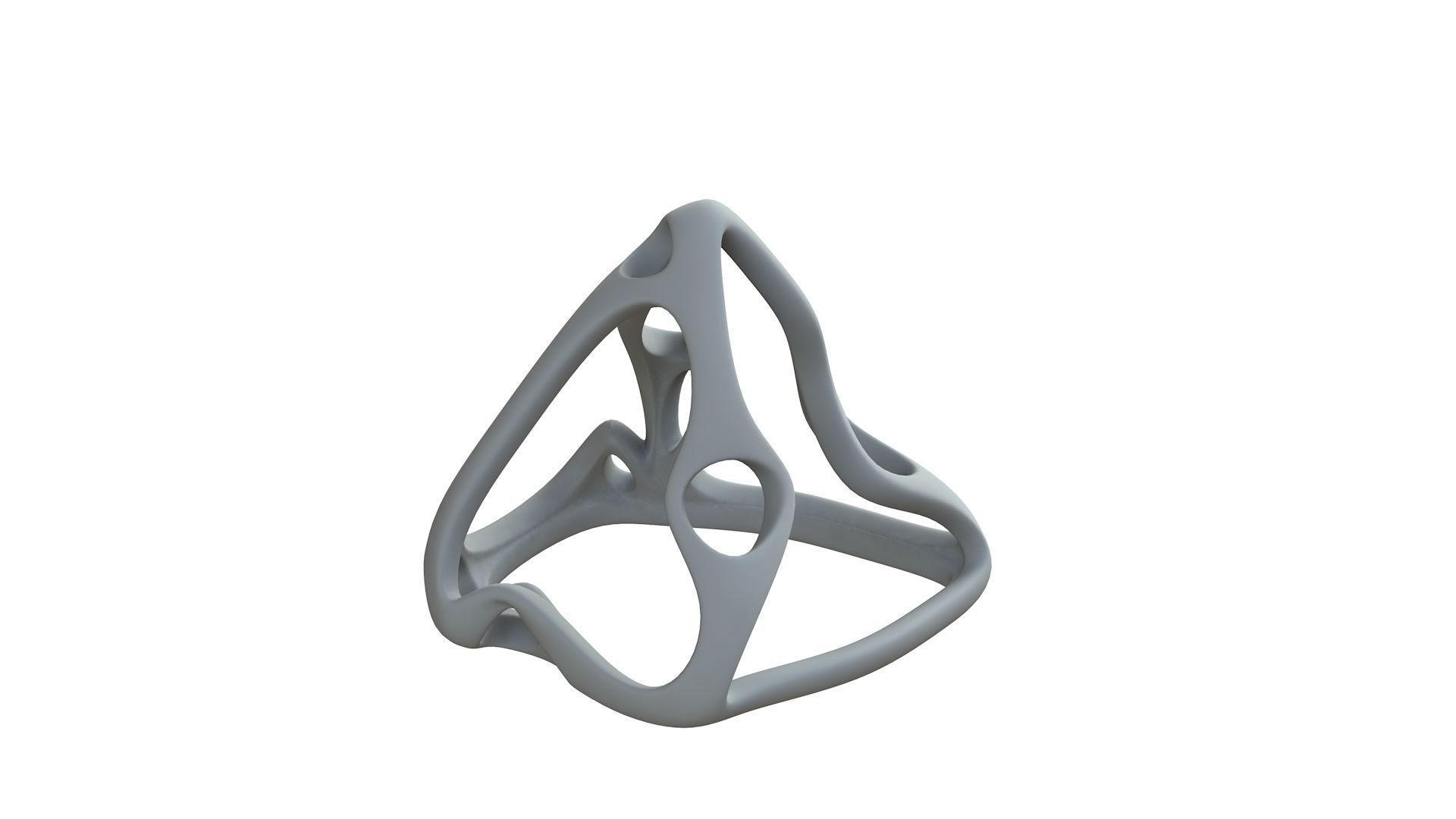 SciFi Cube Object No 59692 Low Poly Shape Low-poly 3D model_9