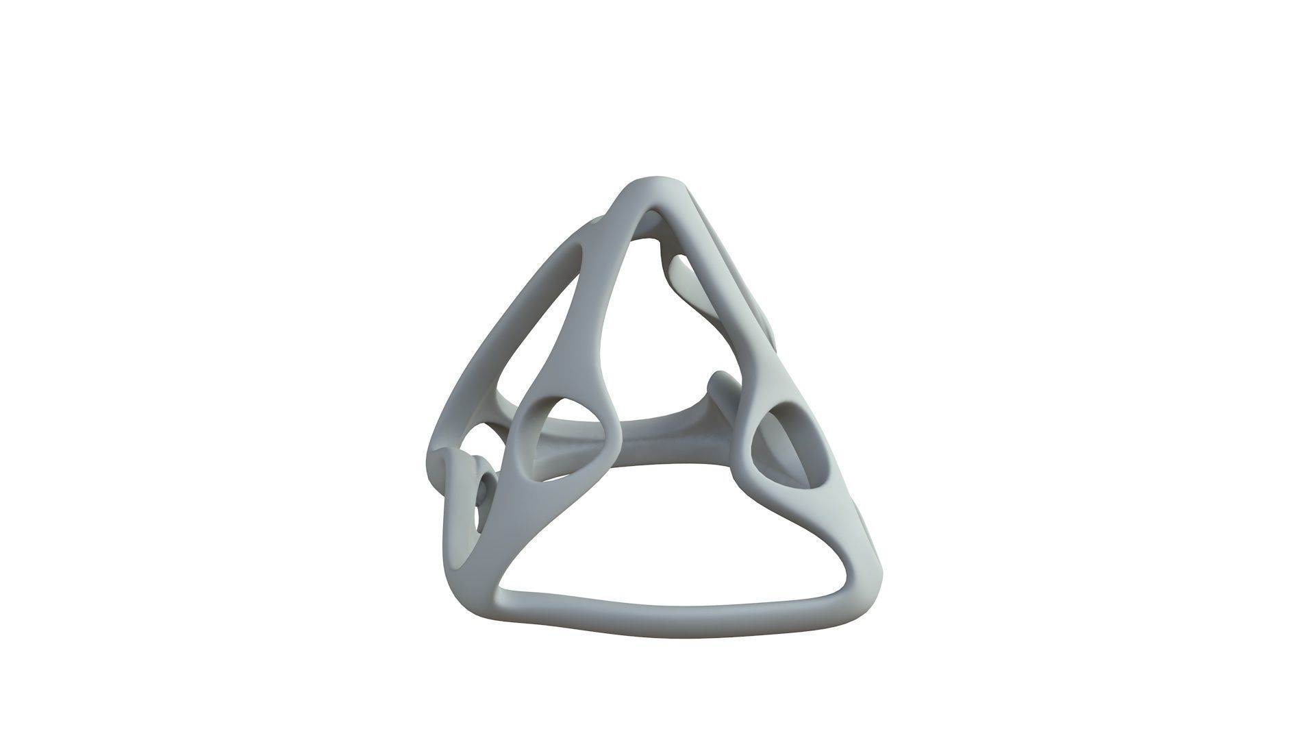 SciFi Cube Object No 59692 Low Poly Shape Low-poly 3D model_6