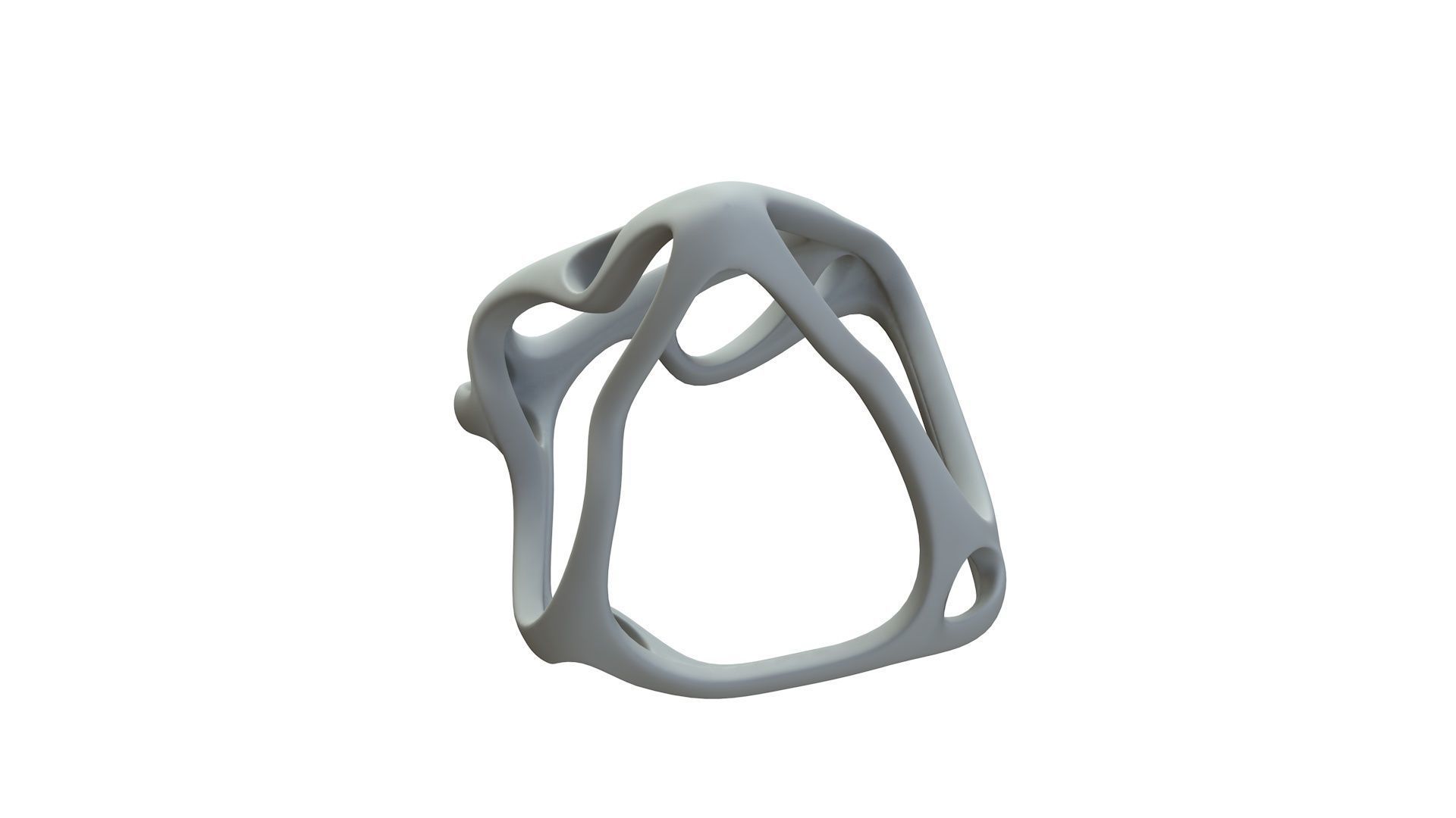 SciFi Cube Object No 59681 Low Poly Shape Low-poly 3D model_16