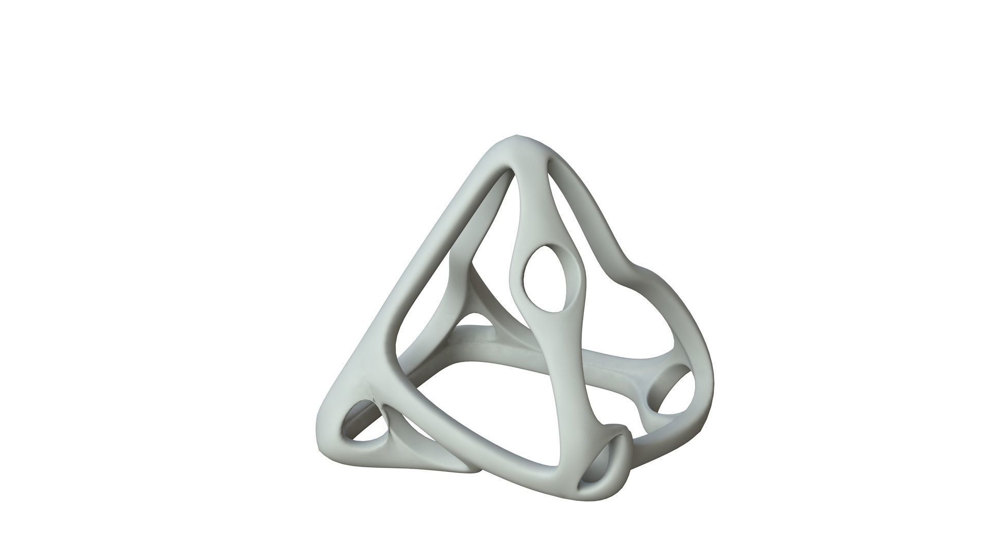 SciFi Cube Object No 59681 Low Poly Shape Low-poly 3D model_1