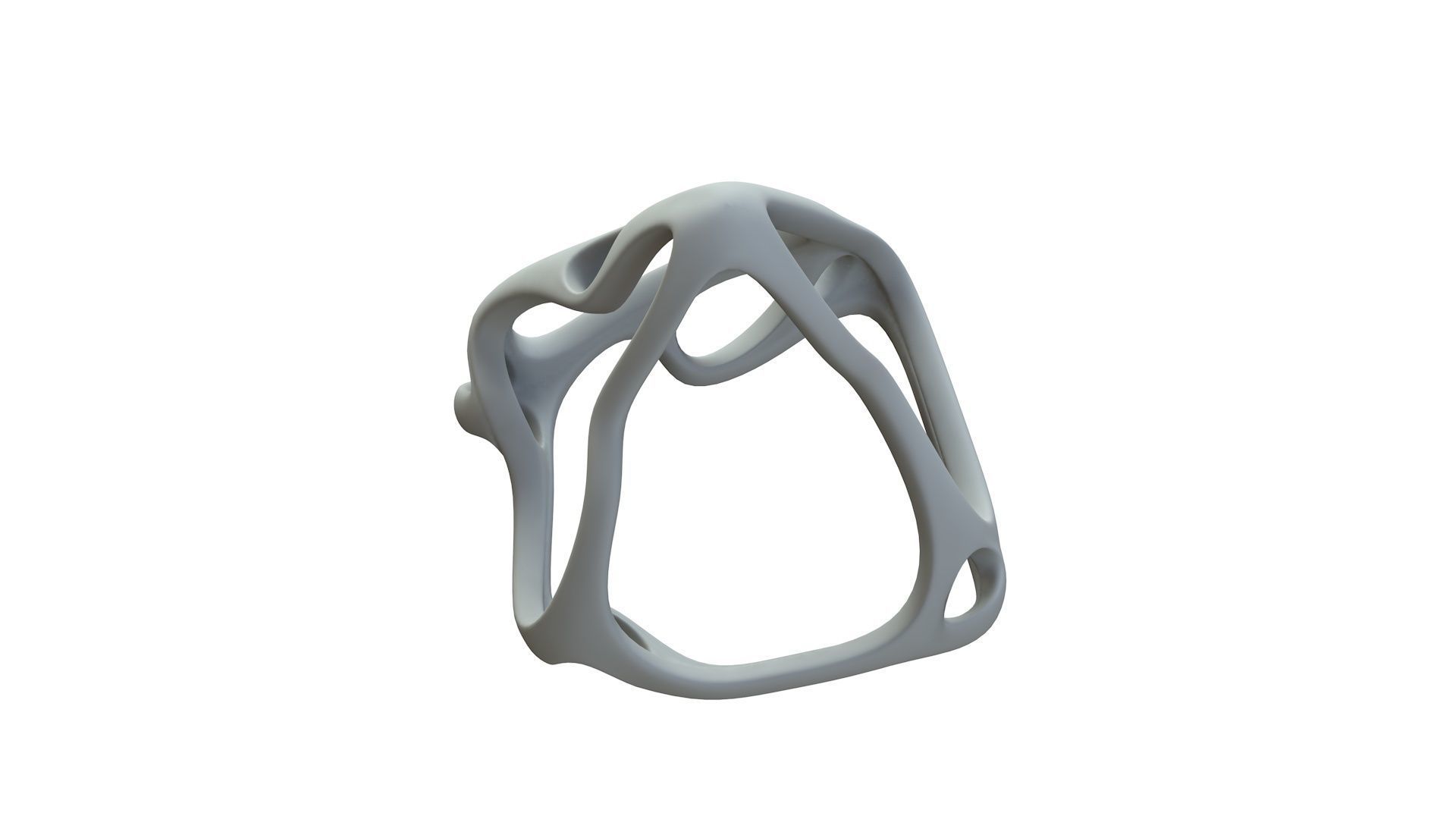 SciFi Cube Object No 59681 Low Poly Shape Low-poly 3D model_17