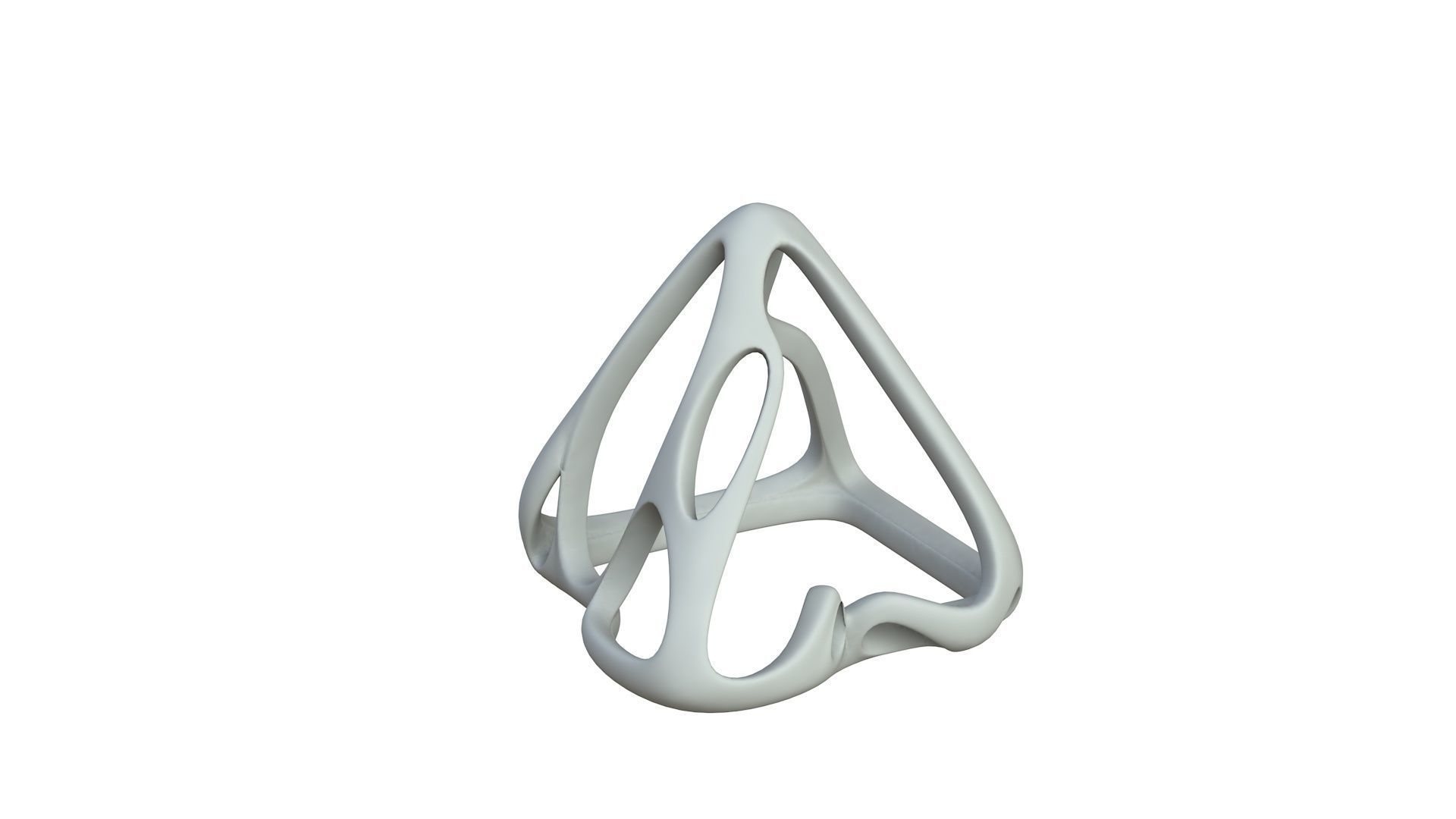 SciFi Cube Object No 59649 Low Poly Shape Low-poly 3D model_3