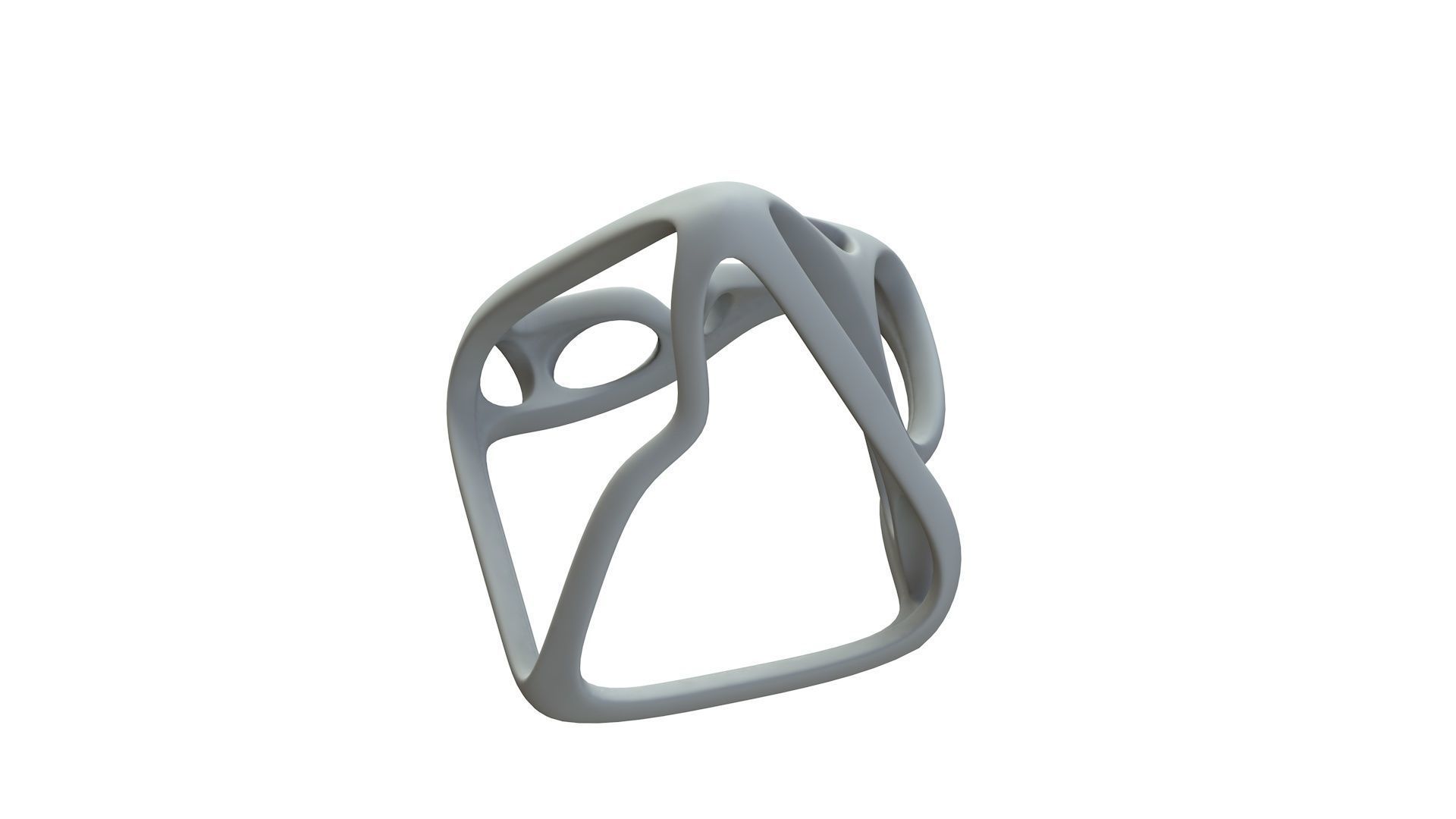 SciFi Cube Object No 59649 Low Poly Shape Low-poly 3D model_15