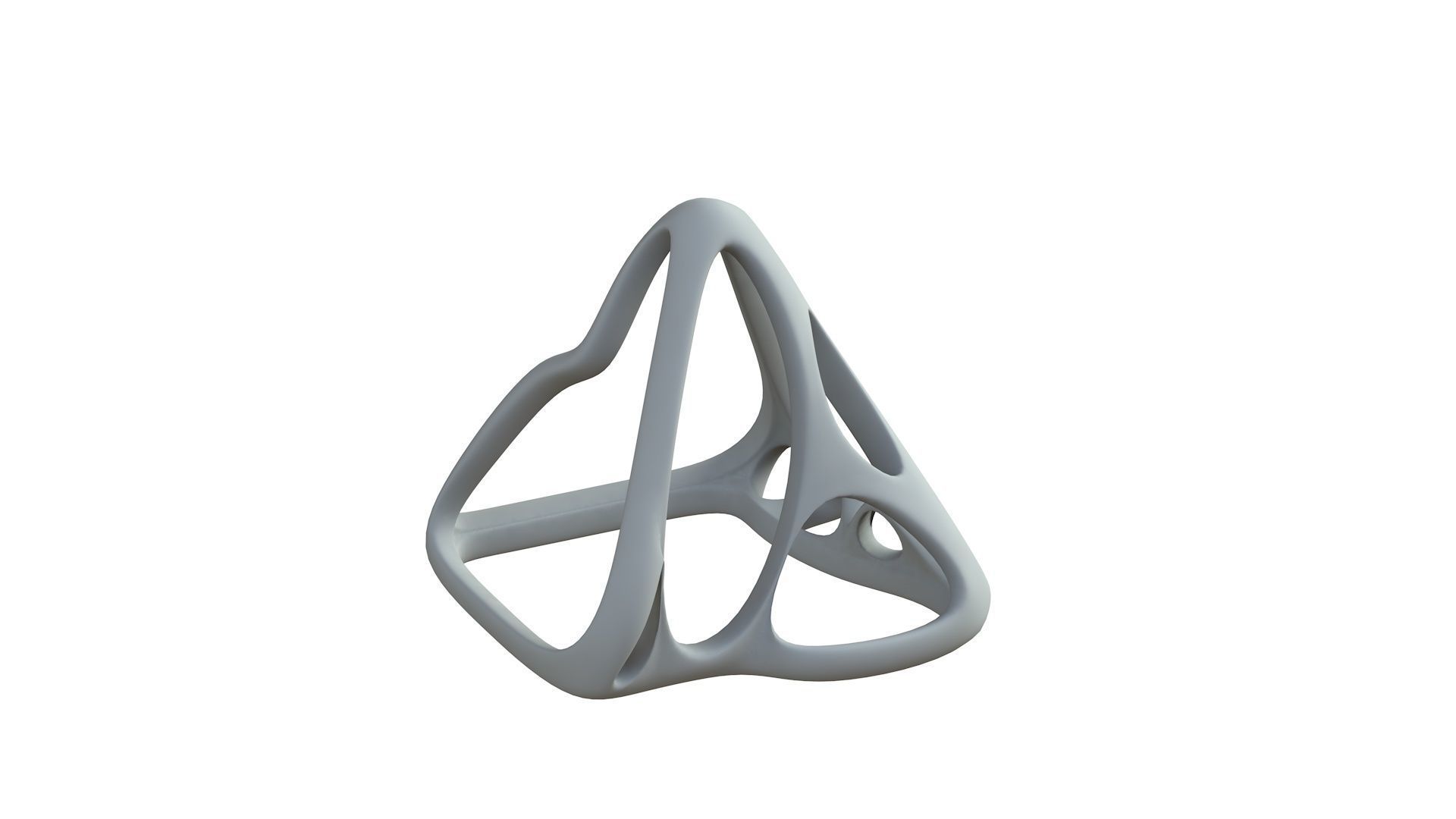 SciFi Cube Object No 59649 Low Poly Shape Low-poly 3D model_7