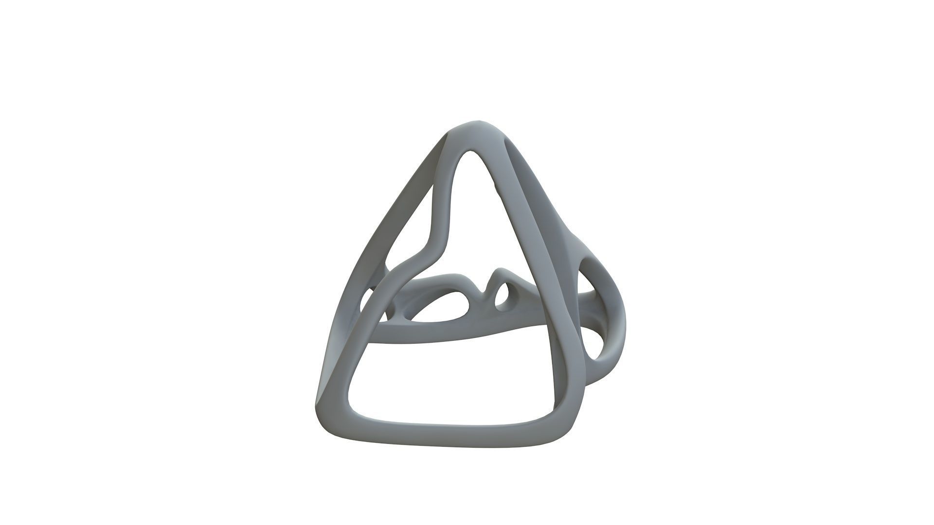 SciFi Cube Object No 59649 Low Poly Shape Low-poly 3D model_11