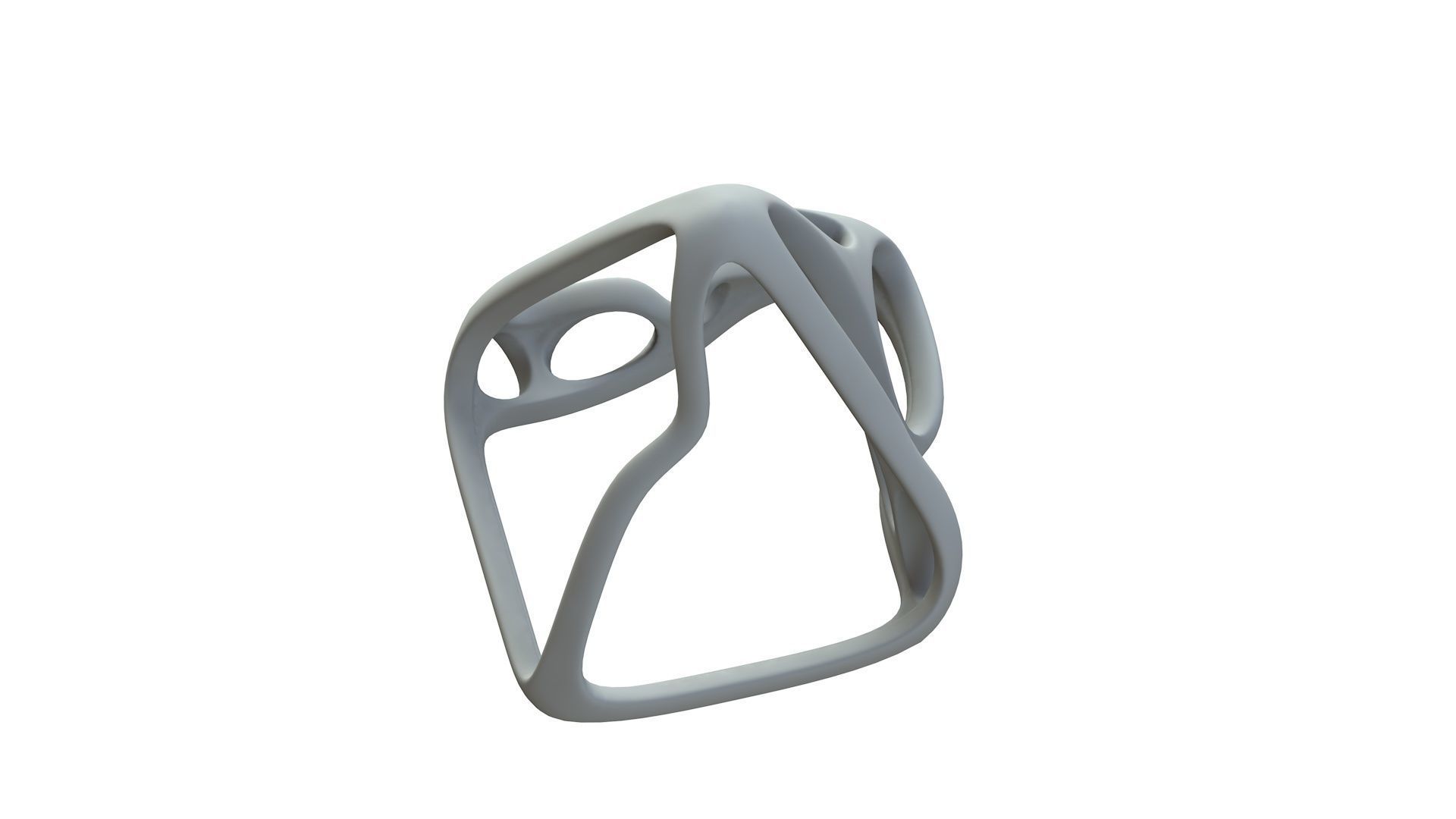 SciFi Cube Object No 59649 Low Poly Shape Low-poly 3D model_16