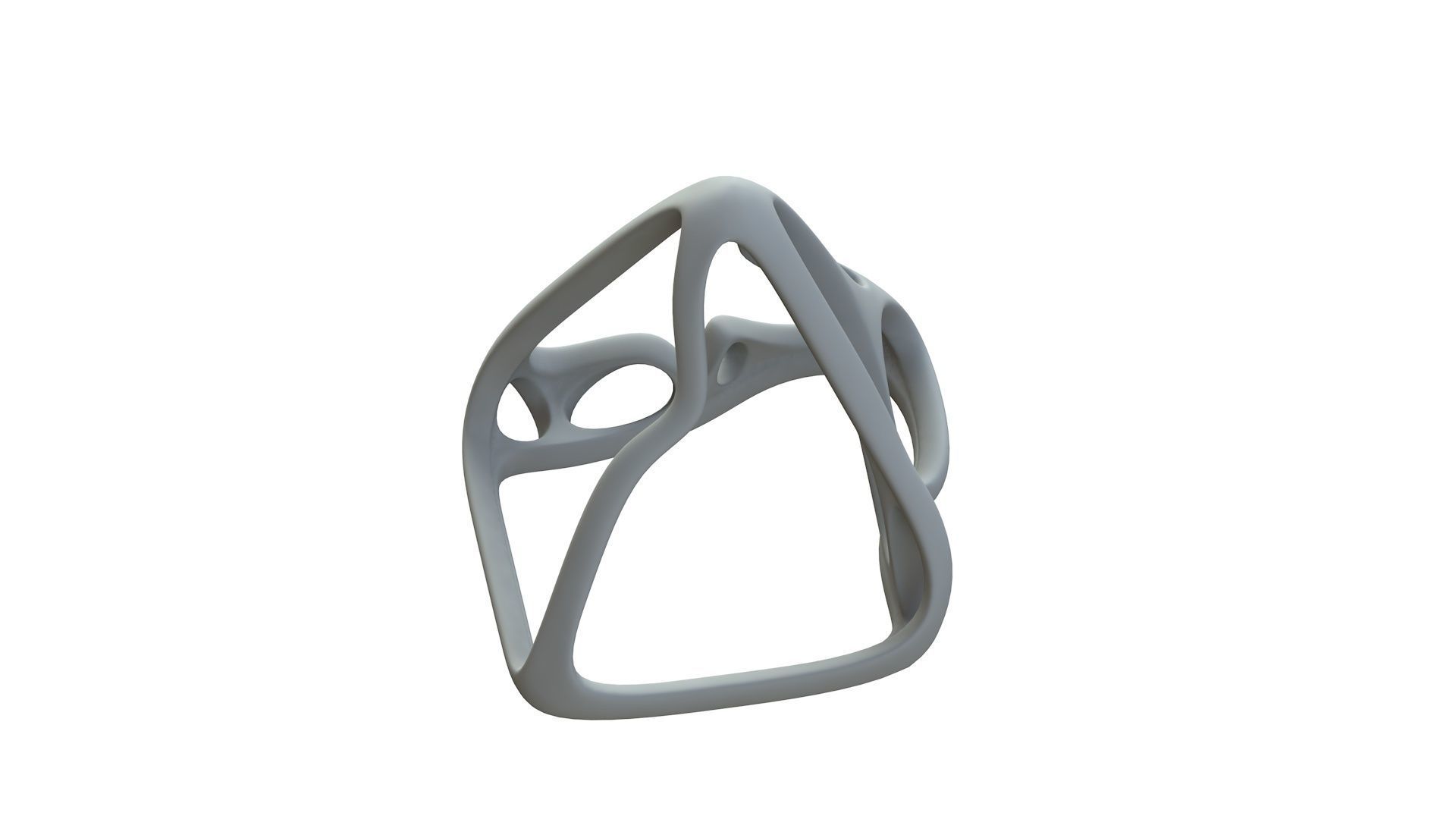 SciFi Cube Object No 59649 Low Poly Shape Low-poly 3D model_14